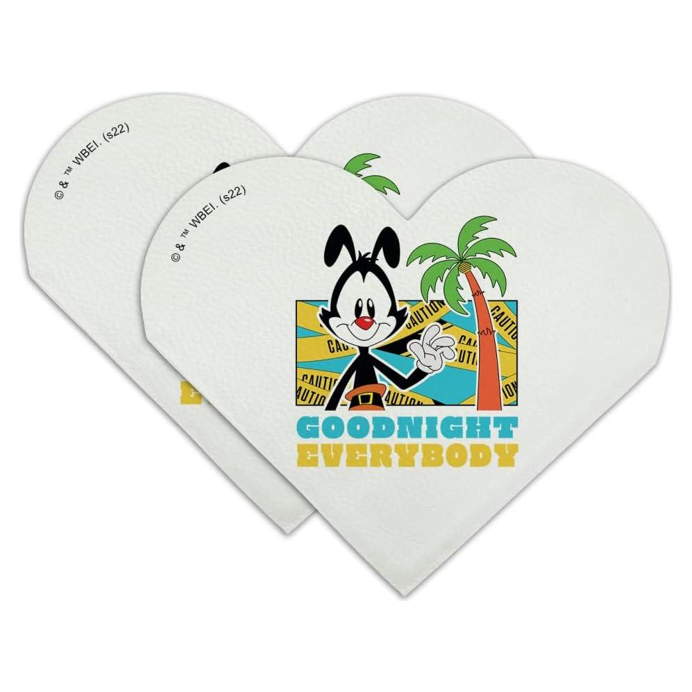 Marcadores de Corazón de Cuero Sintético Graphics & More - Set de 2