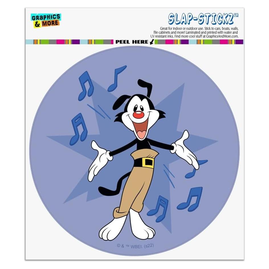 Calcomanía Animaniacs Yakko 14cm - Graphics & More