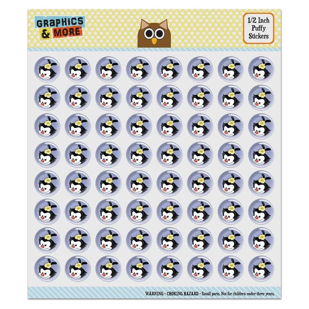 Stickers Puffy Animaniacs - 64 Stickers de 1.27 cm