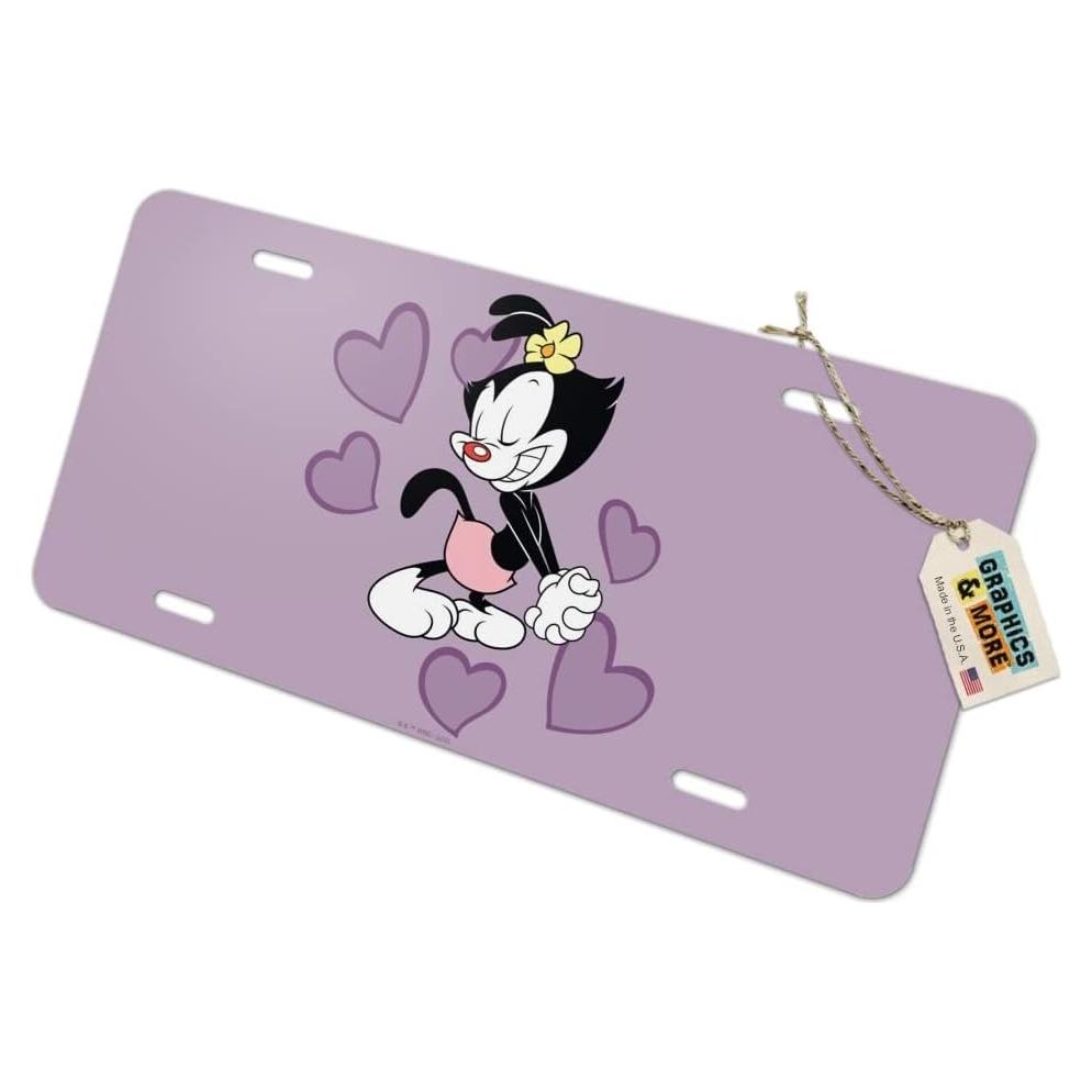 Placa de Licencia de Metal Animaniacs Graphics & More 15.2x30.5cm