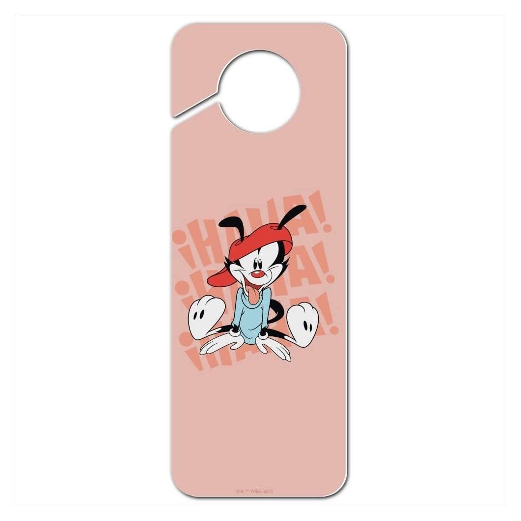 Rótulo de Plástico Animaniacs Wakko para Perilla de Puerta