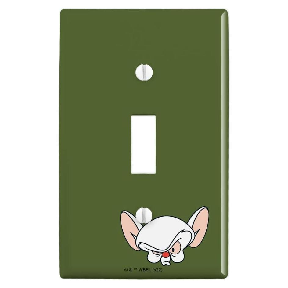 Cubierta de Interruptor de Luz Pinky y el Cerebro - Graphics & More