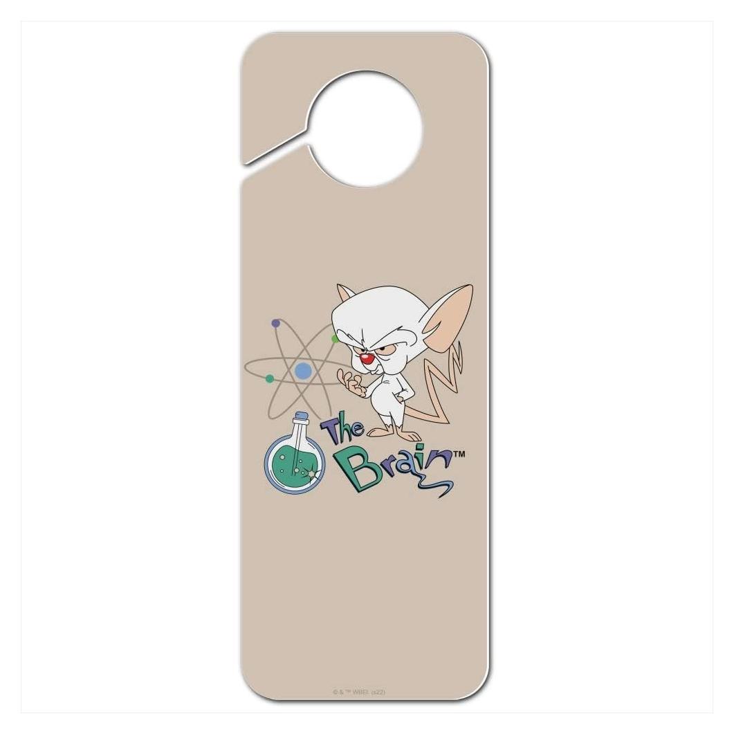 Cartel Colgante Pinky y El Cerebro - Graphics & More - 24x8.9cm