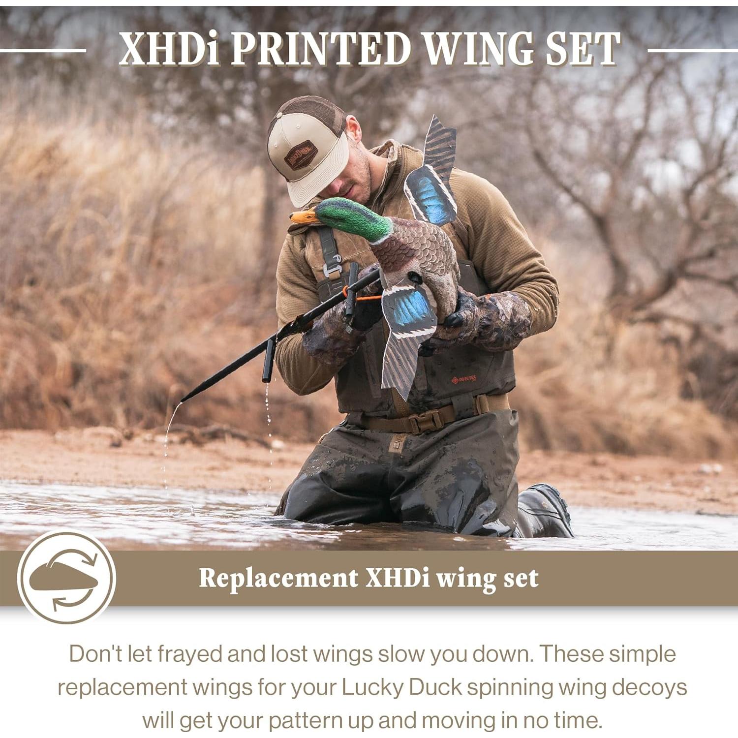 Juego de Alas de Reemplazo Lucky Duck para Decoys Giratorios