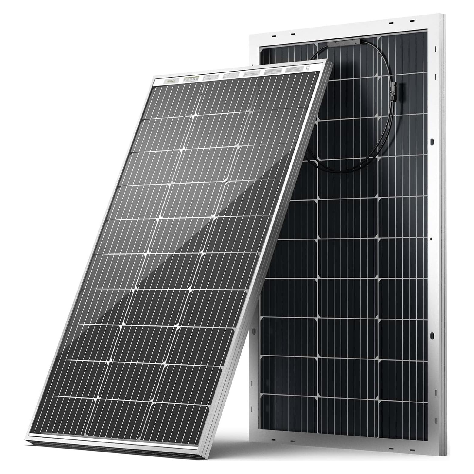 Panel Solar Bifacial HQST 100W 12V Alta Eficiencia 25%