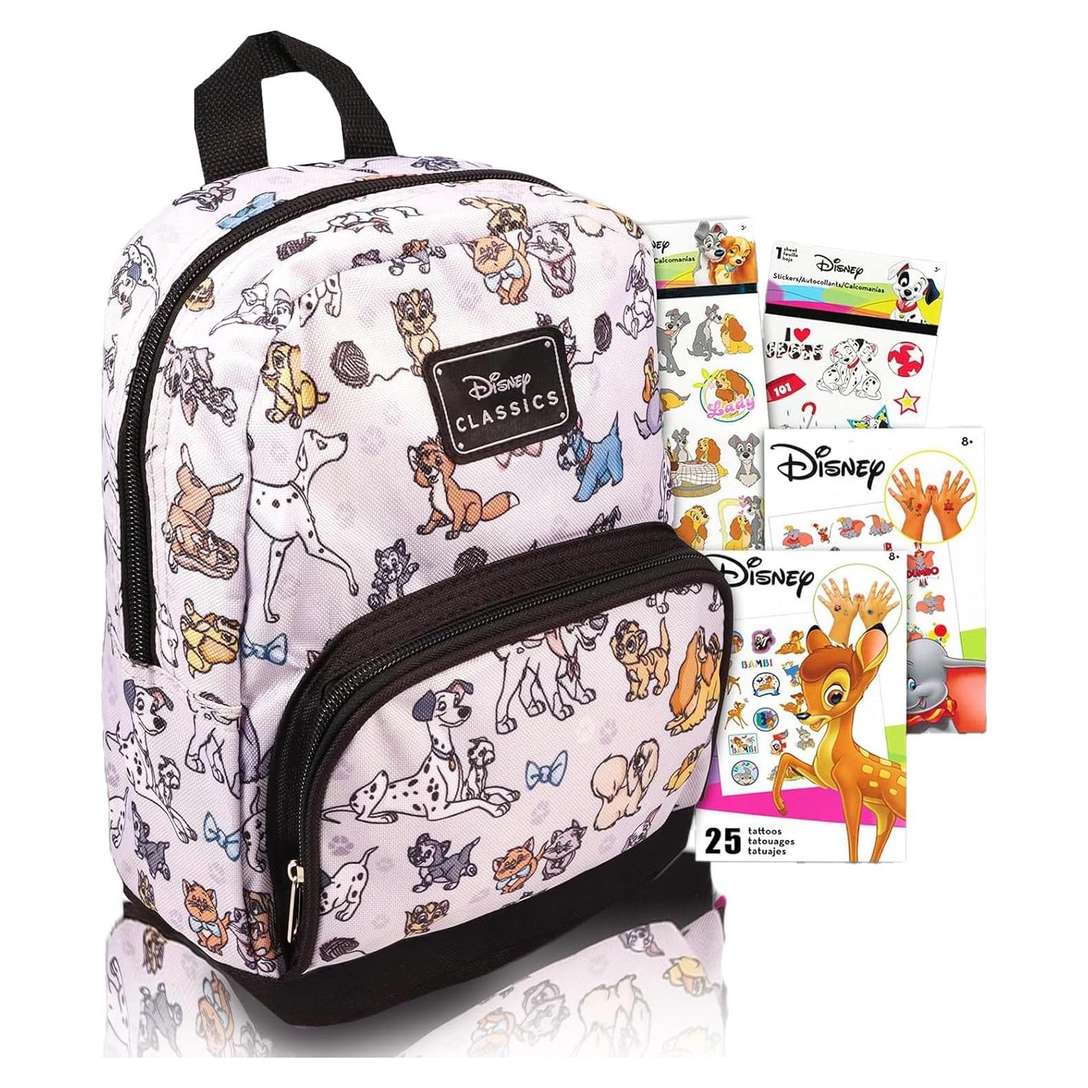 Mochila Preescolar Disney Gatos y Perros Fast Forward 5 Piezas