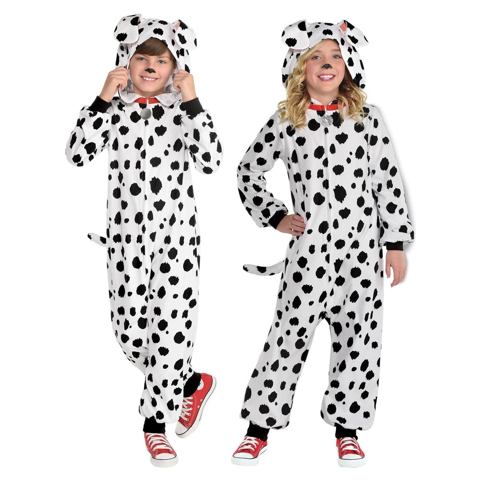 Mono con Capucha Dálmata Amscan para Niños 3-4 Años