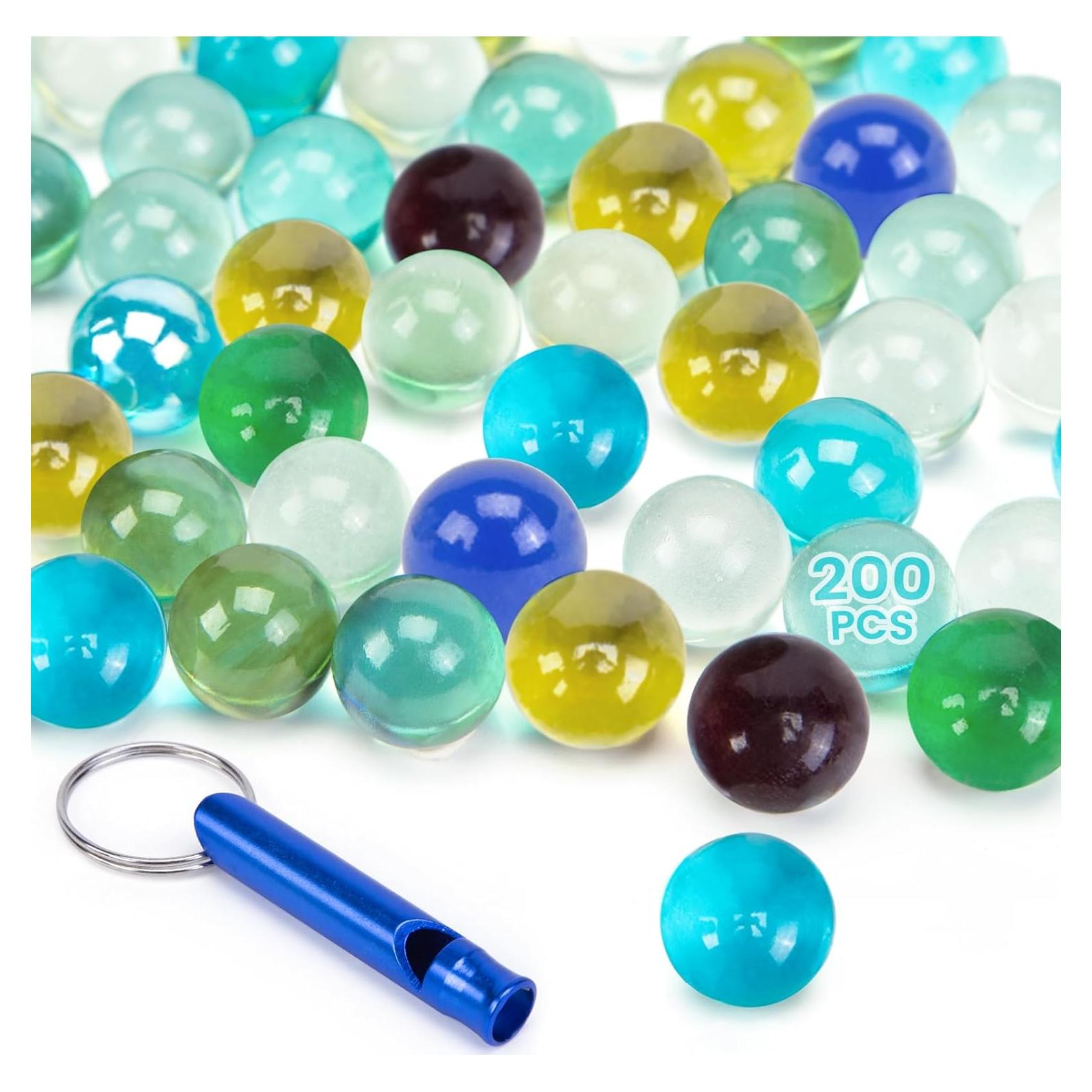 Canicas de Vidrio POPLAY 200PCS Multicolores 1.43cm