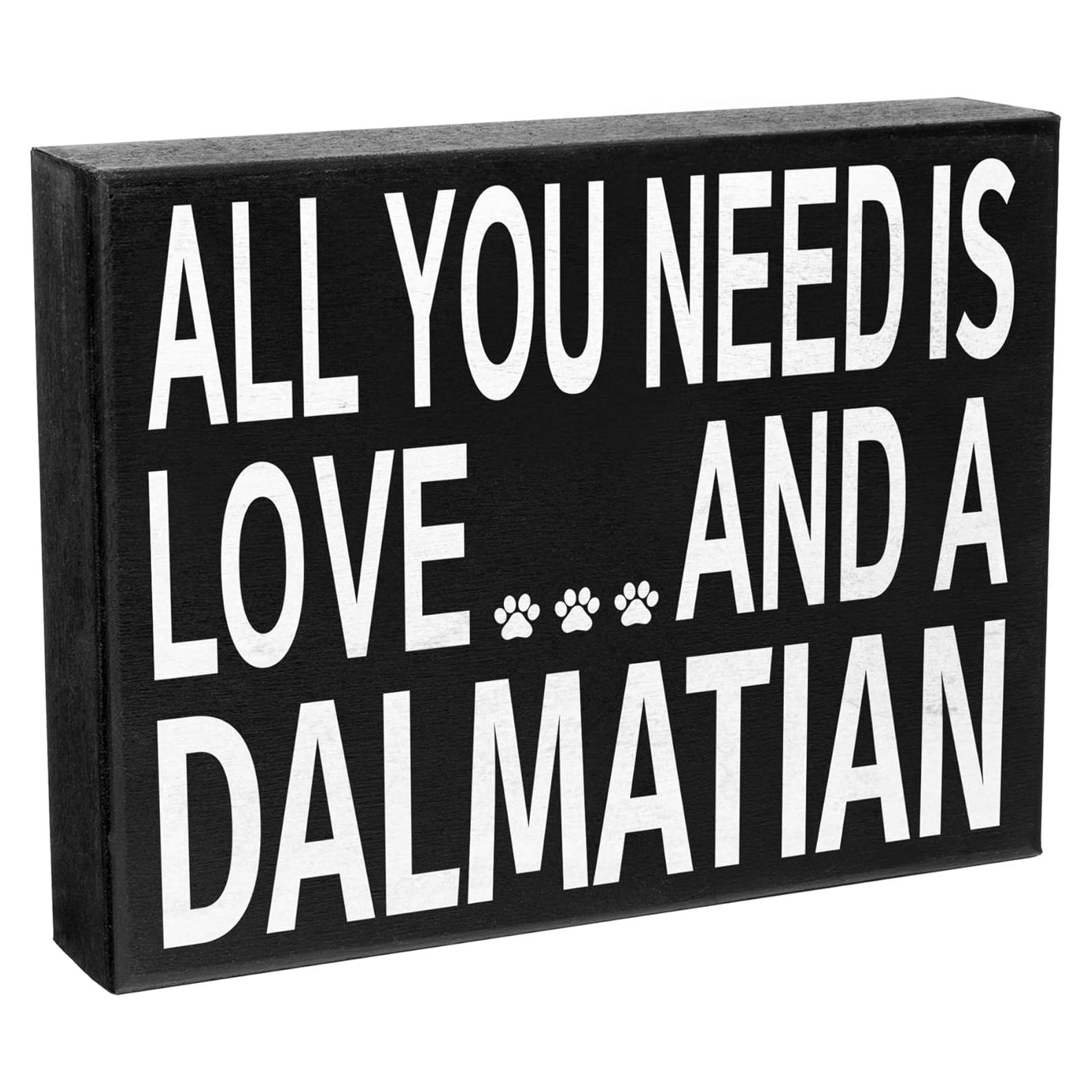 Cartel de Madera JennyGems Dálmata 20.3x15.2cm Decoración