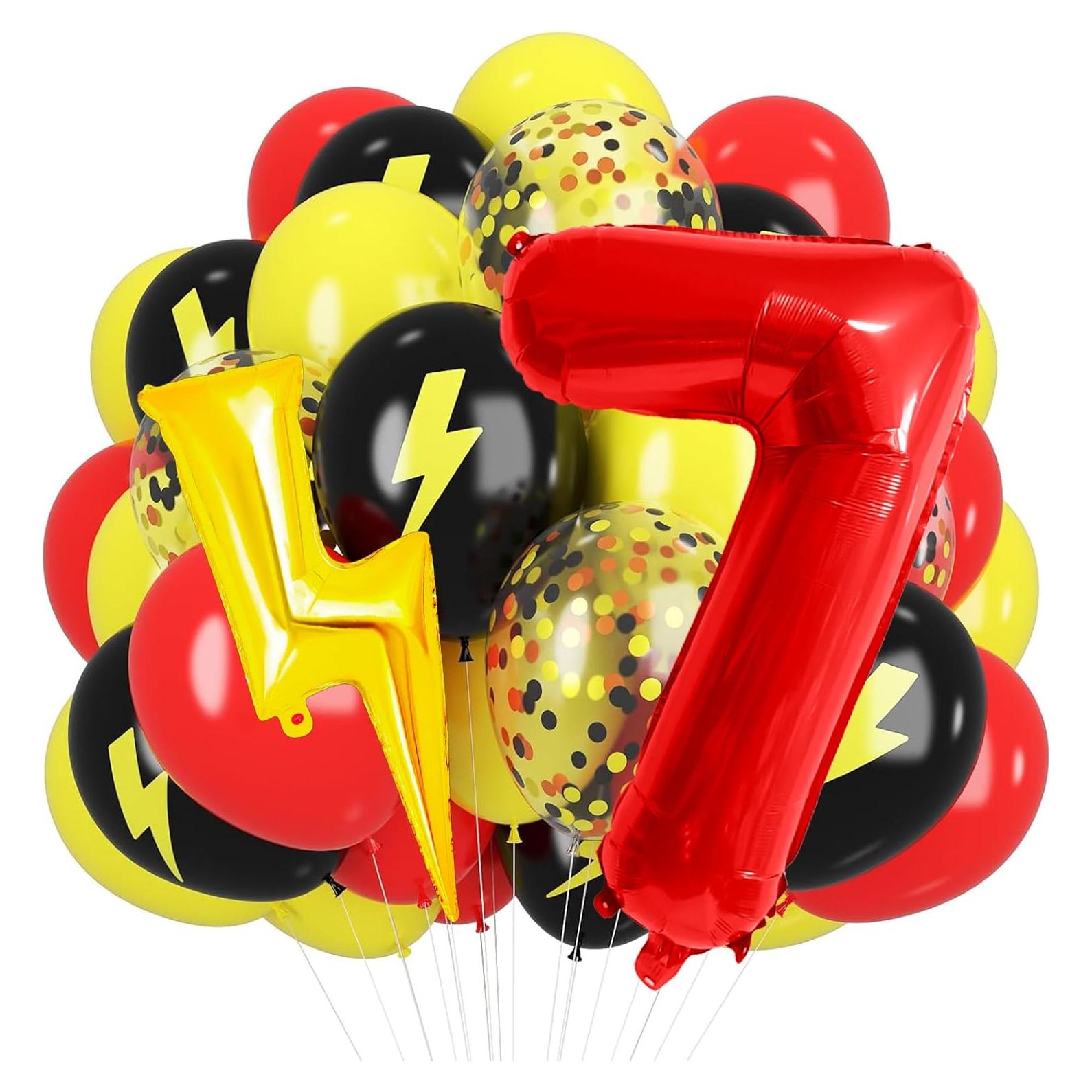 Globos de Fiesta Rojos y Amarillos 40 Pulgadas Decmied