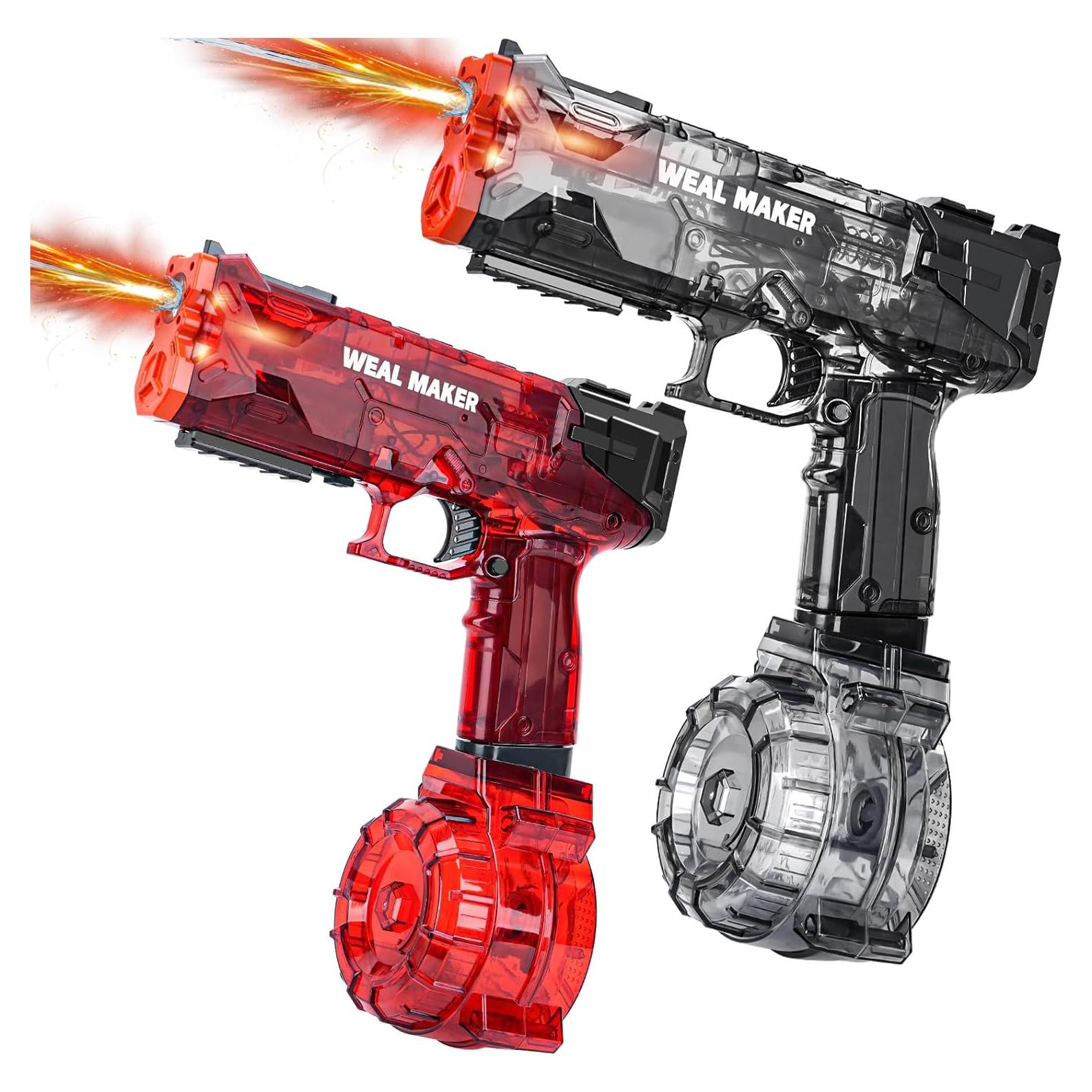 Pistola de Agua Eléctrica Xikec 2P 2025 Carga Tipo-C LED