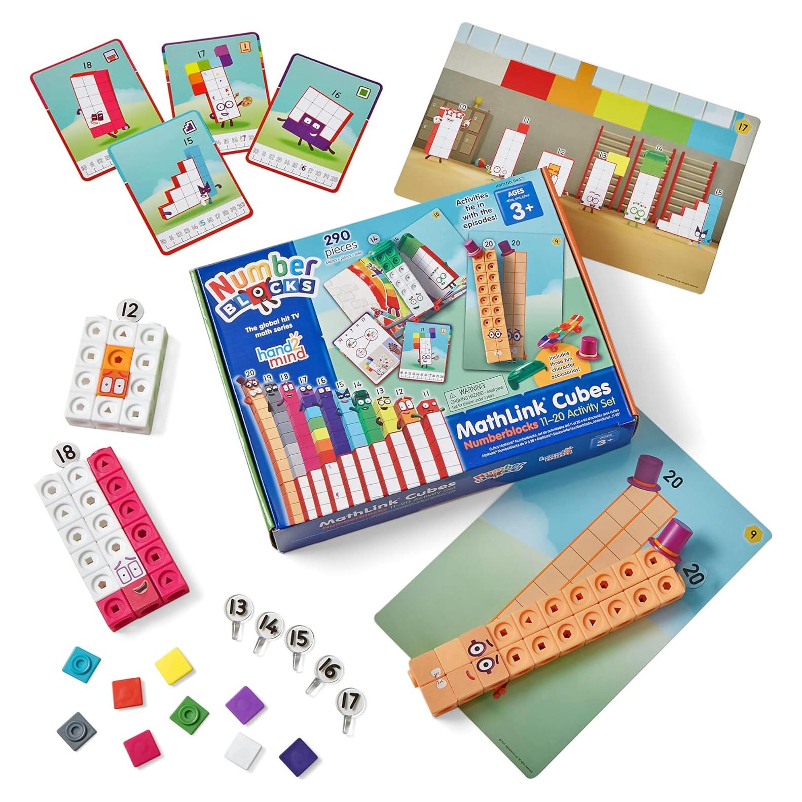 Set de Actividades MathLink Numberblocks 11-20 - hand2mind