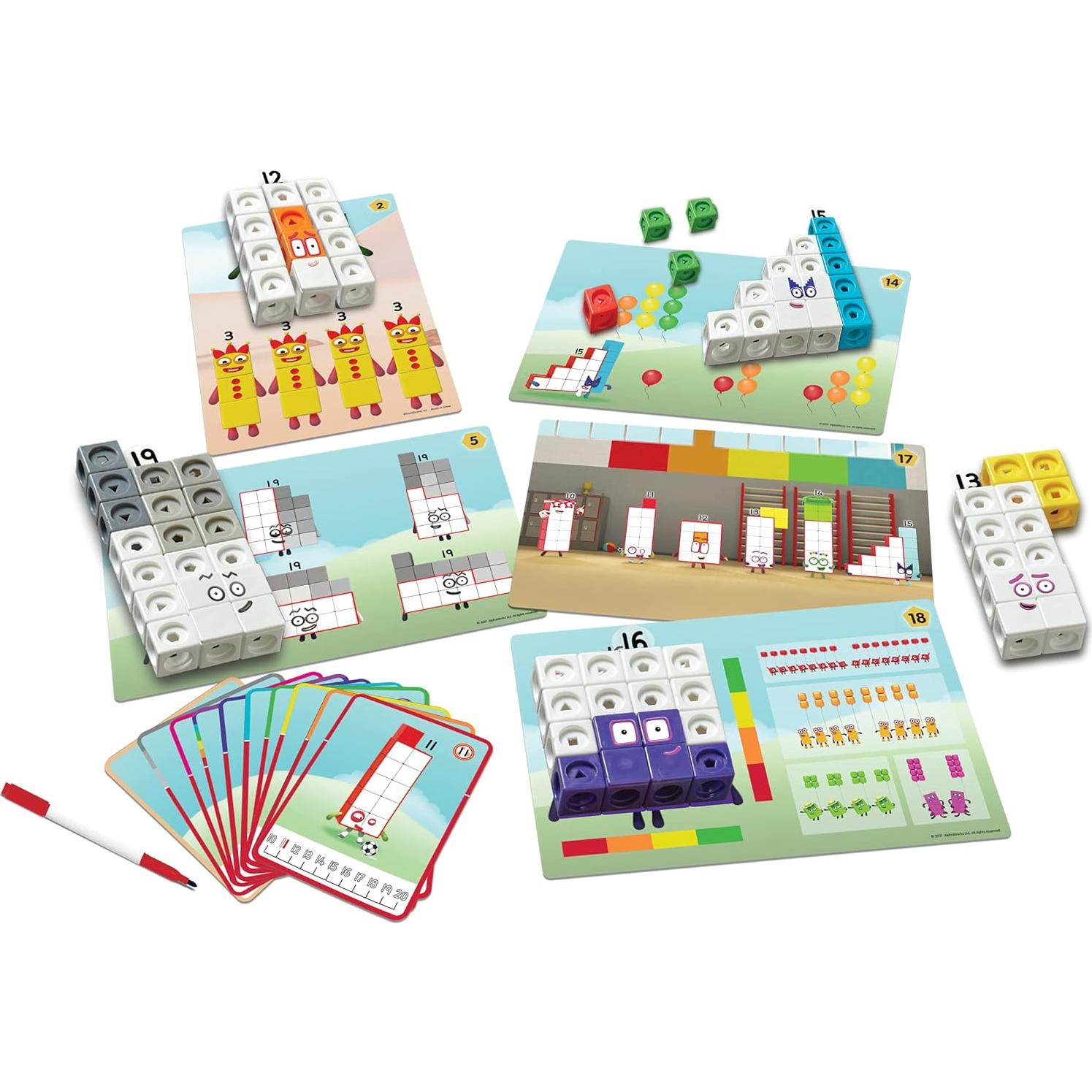 Set de Actividades MathLink Numberblocks 11-20 - hand2mind