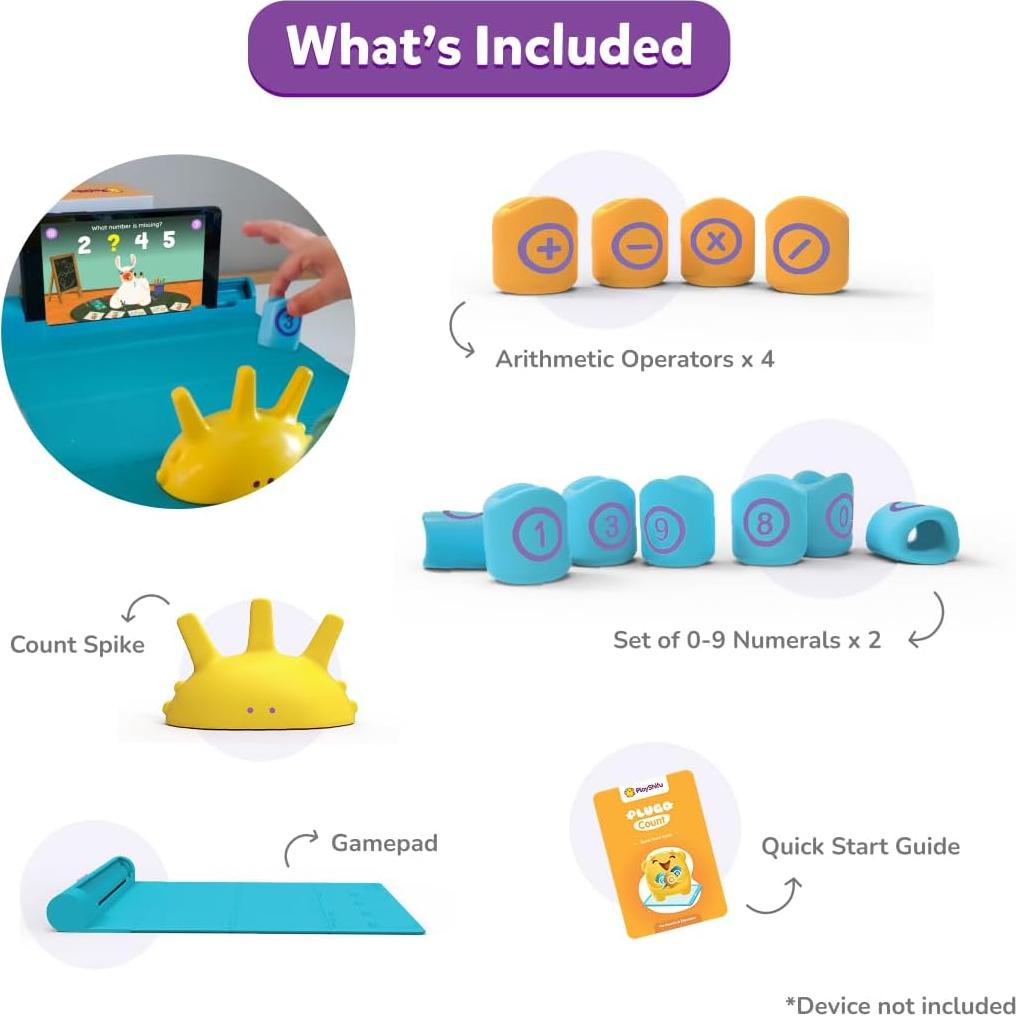 Juegos de Matemáticas Plugo Count Shifu para Niños 4-10 Años