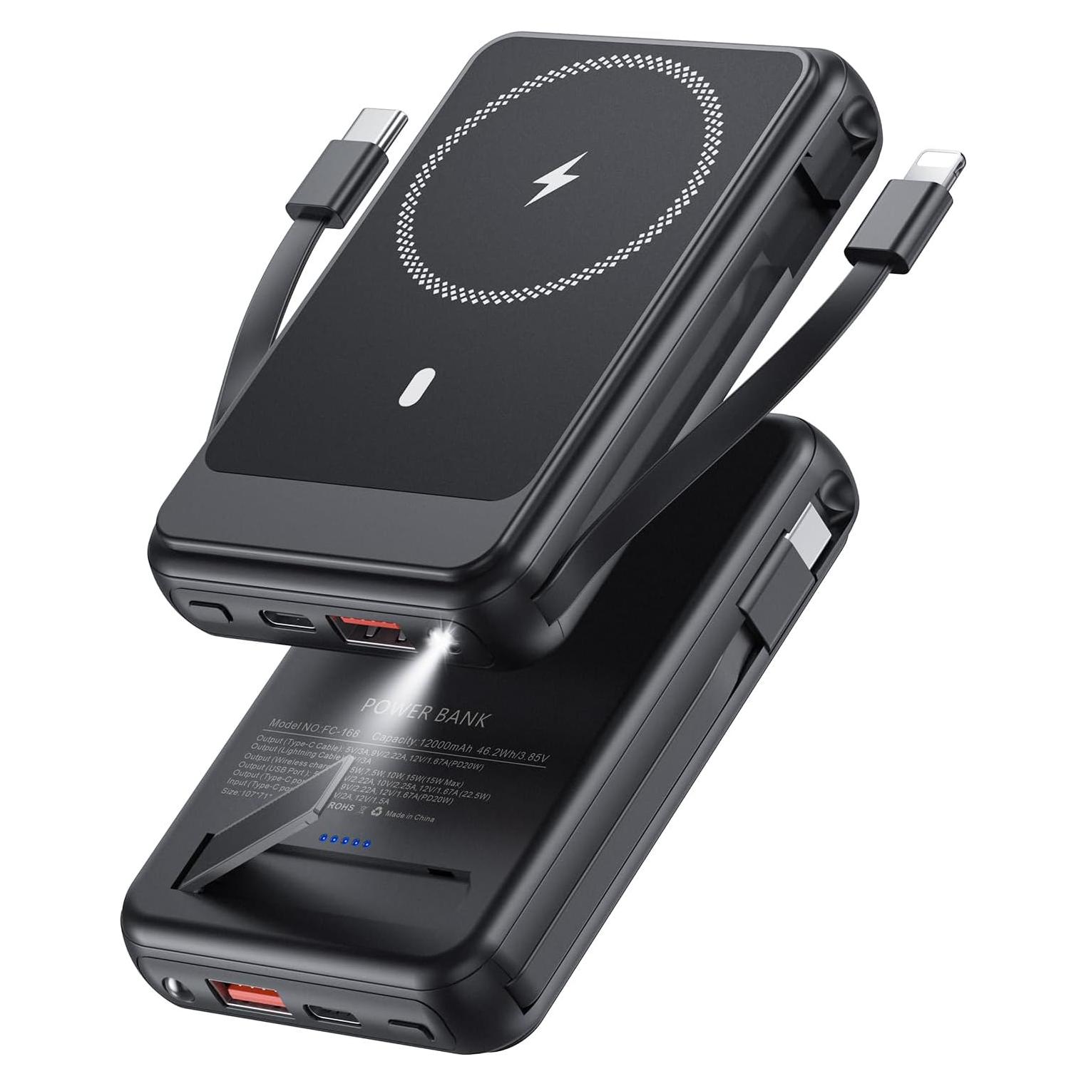 Batería Portátil Magnética 12000mAh Superallure para iPhone