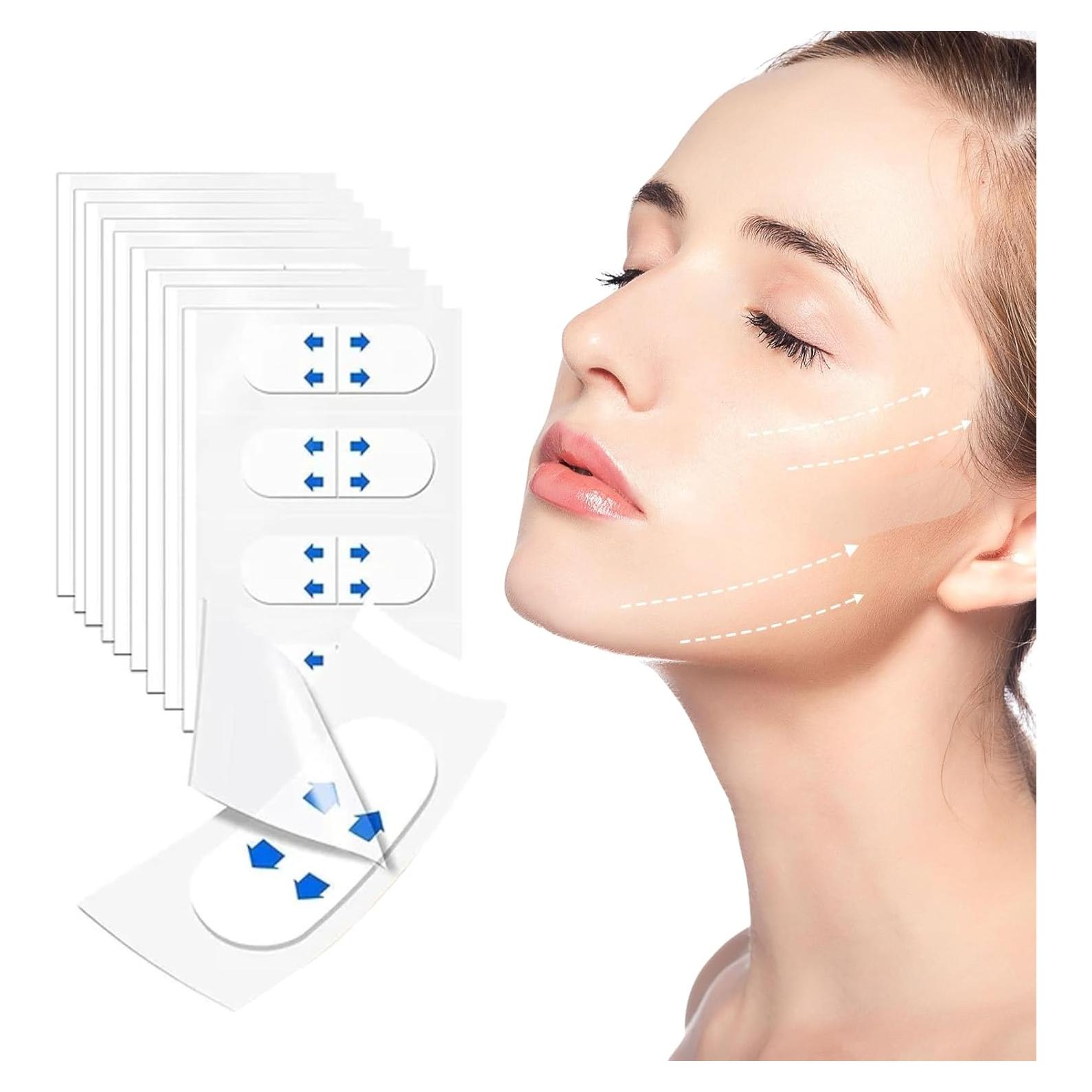 Cinta Elevadora Facial Invisible HIDOVETEC 132 Piezas 19.7x9.9cm