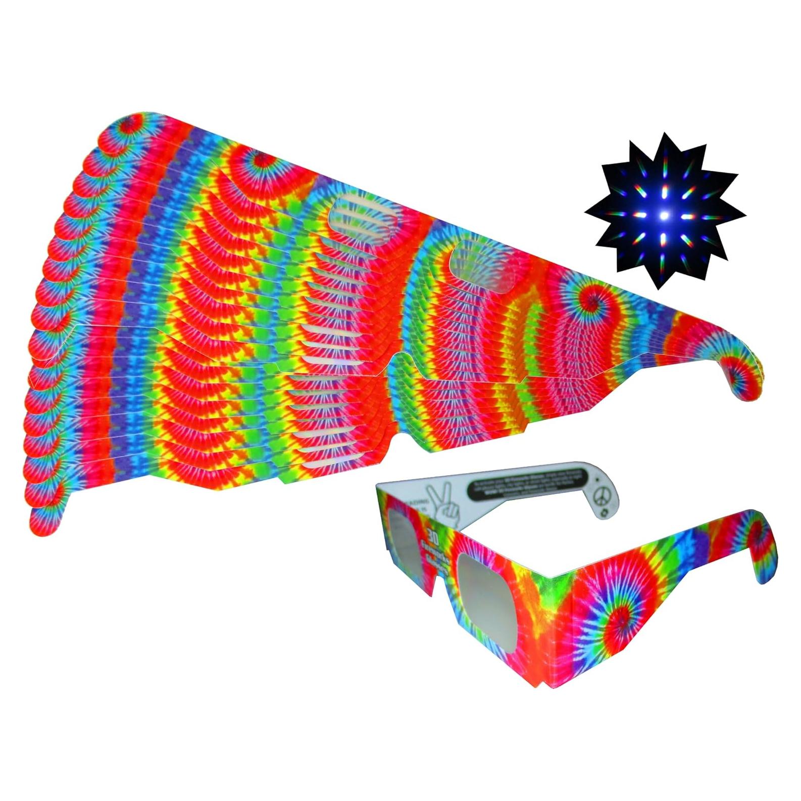 Gafas de Difracción de Fuegos Artificiales - 51 Piezas