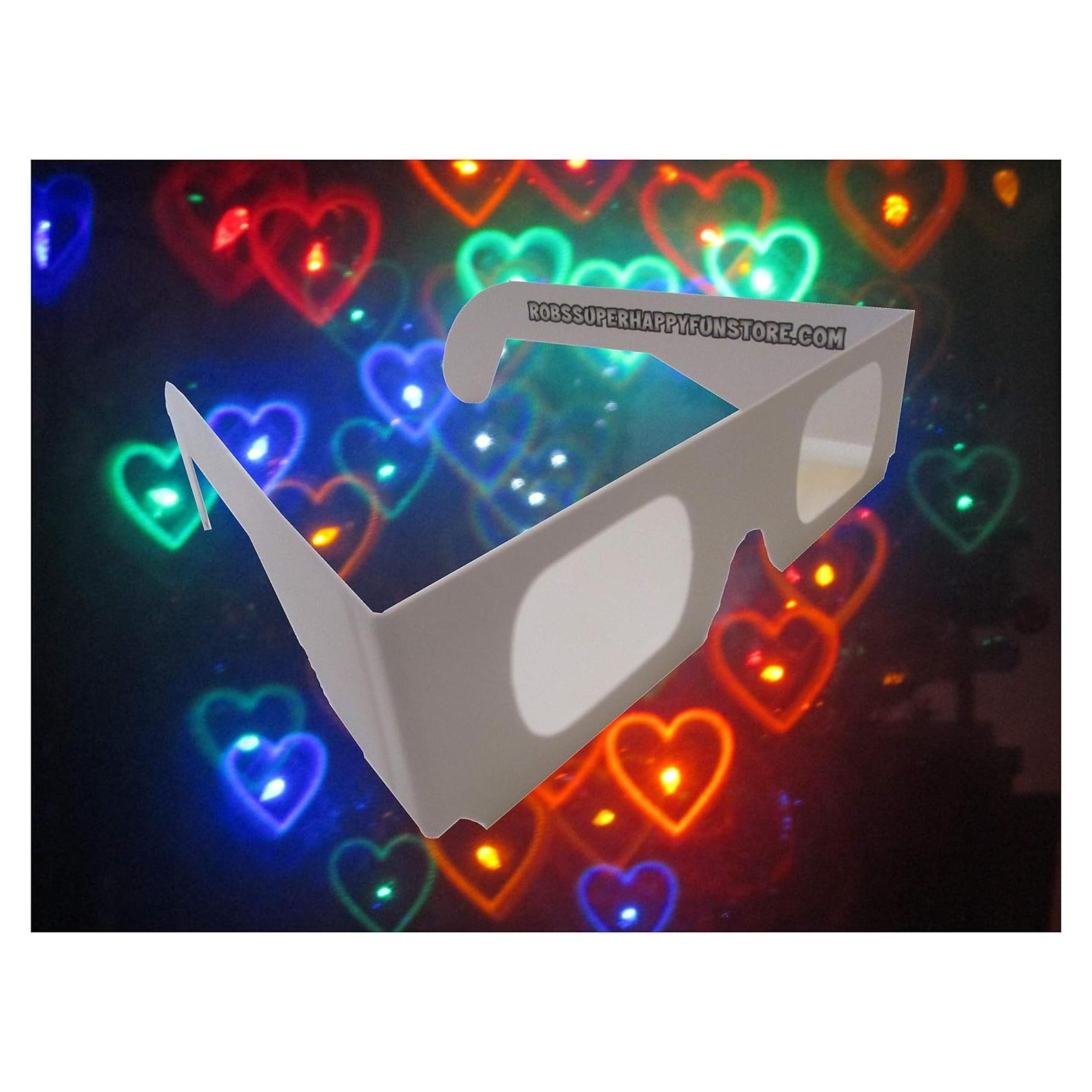 Gafas de Fuegos Artificiales Corazones - 50 Piezas APO