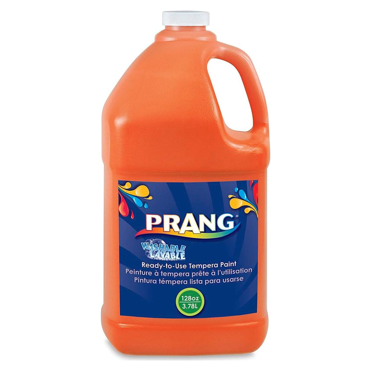 Pintura Tempera Lavable Prang 3,78L Naranja Listo para Usar