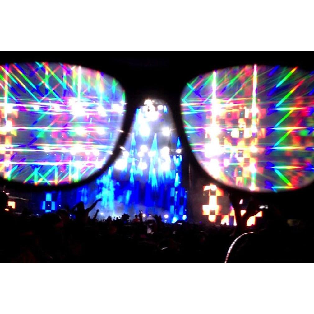 Gafas de Difracción 3Dstereo - Plástico Negro - Rave