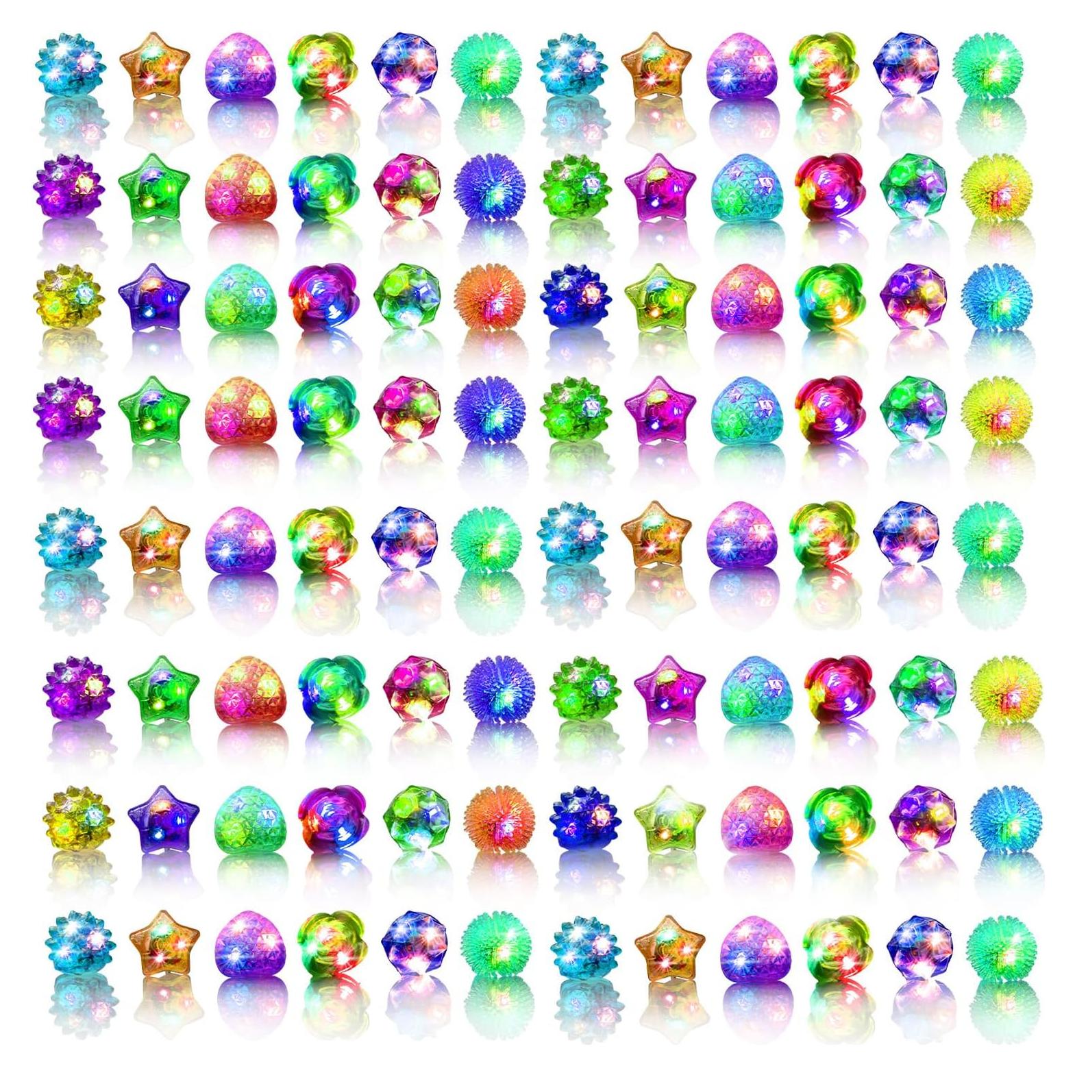 48 Anillos LED Iluminados OLUPP para Fiestas Brillantes