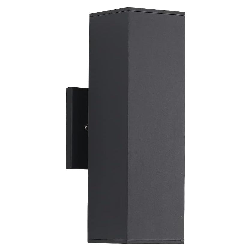 Luz de Pared Exterior Cerdeco 37858TZ Aluminio Negro Mate