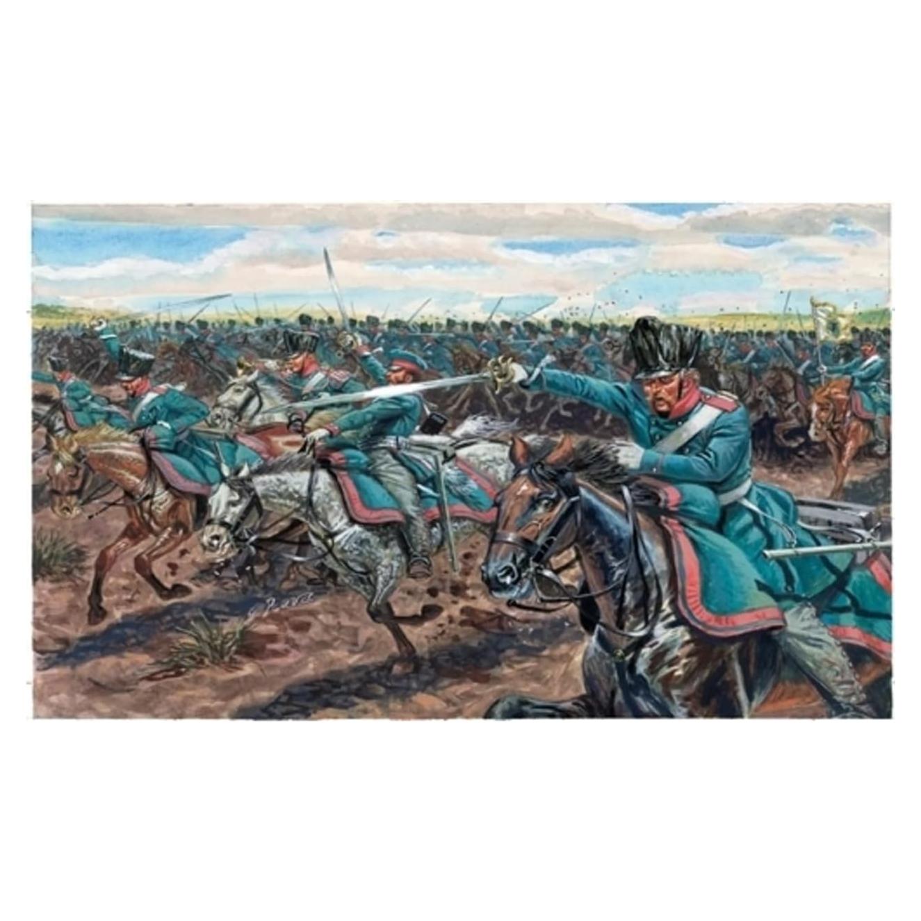Italeri 510006081 Caballería Prusiana 1:72 - 17 Jinetes