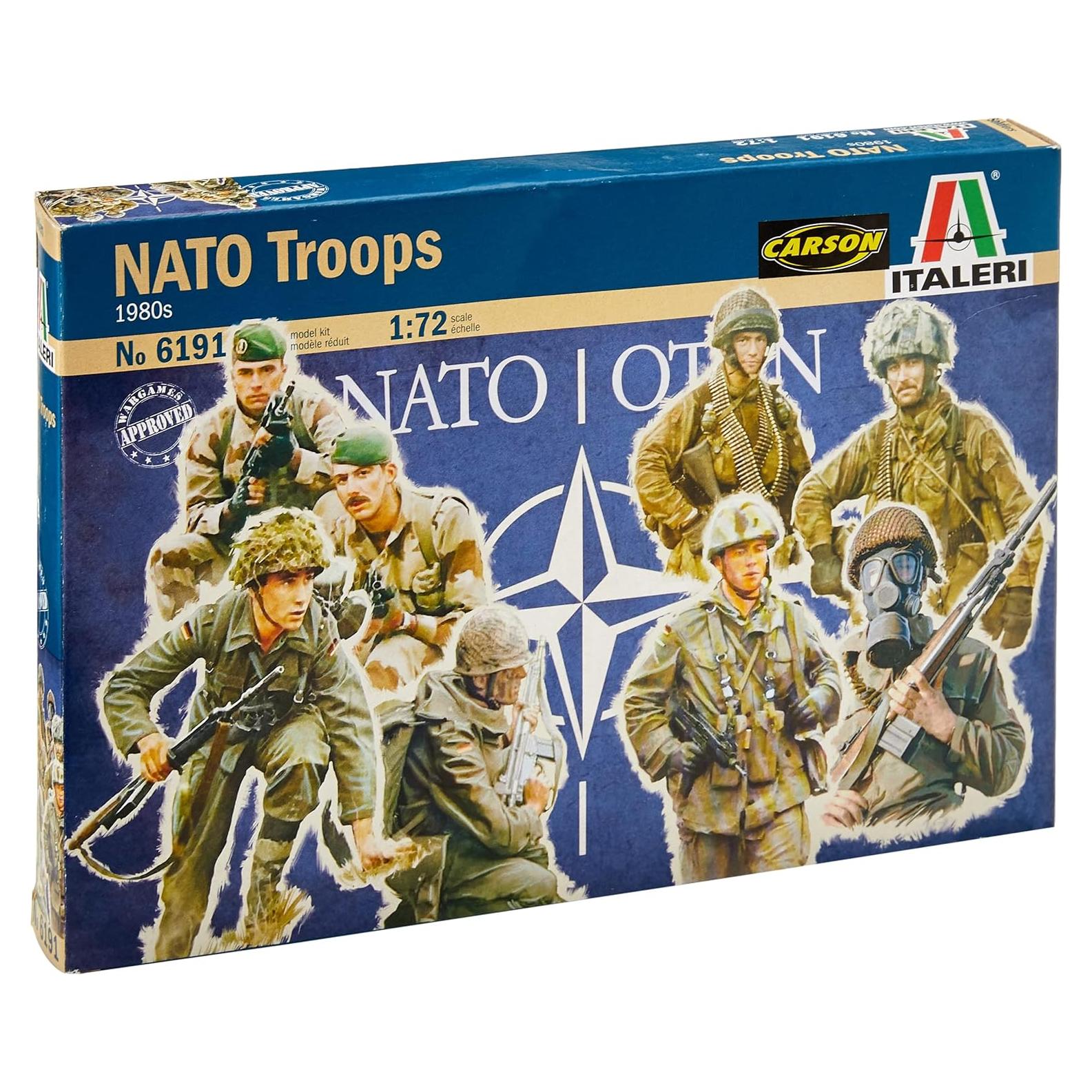 Kit de Construcción Italeri TROPAS DE LA OTAN 1:72 Multicolor