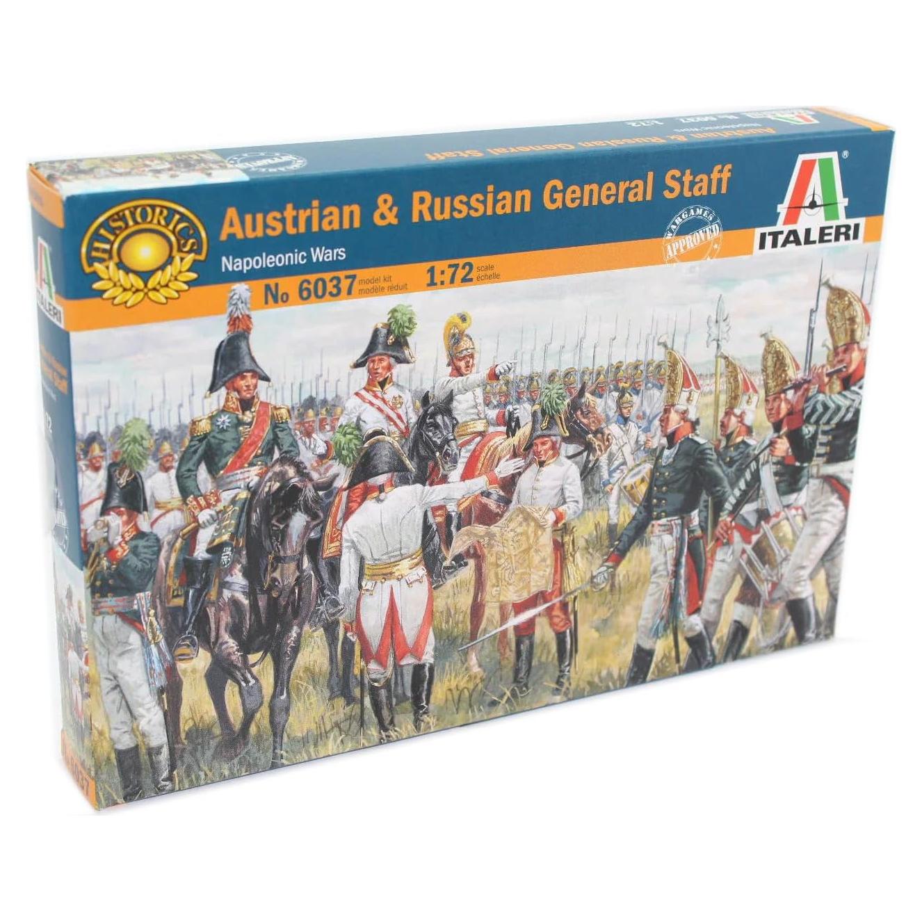 Kit de Figuras Históricas Italeri 1:72 Austria y General Ruso