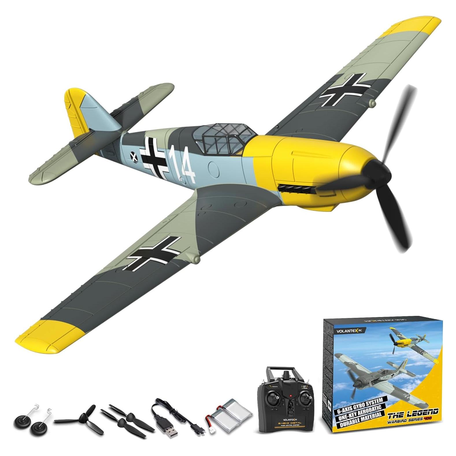 Avión RC EXHOBBY BF109 4 Canales con Giroscopio