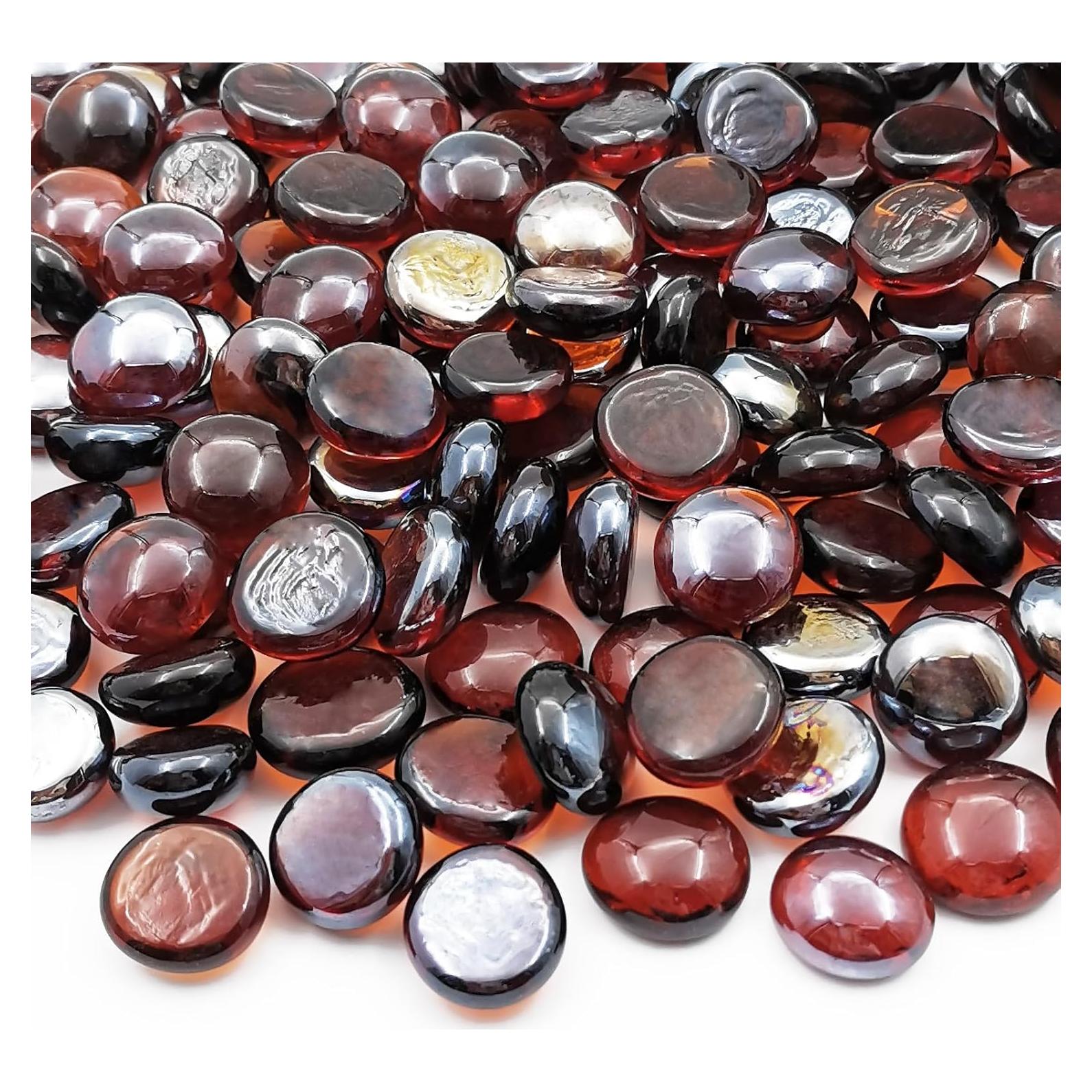 Canicas de Vidrio Ámbar Ismosm 0.91 kg para Decoración