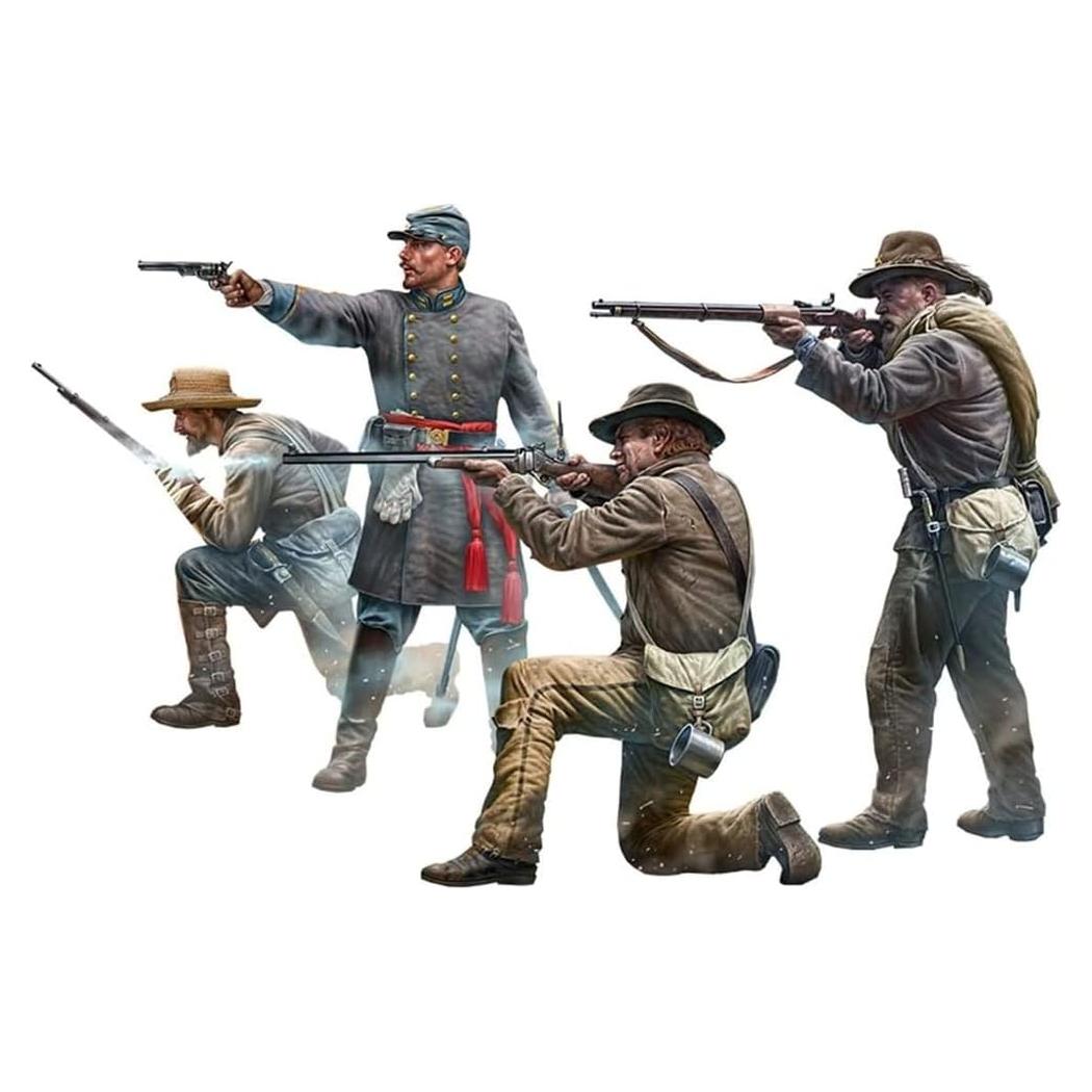 Modelo de Plástico Master Box Infantería Confederada 1:35