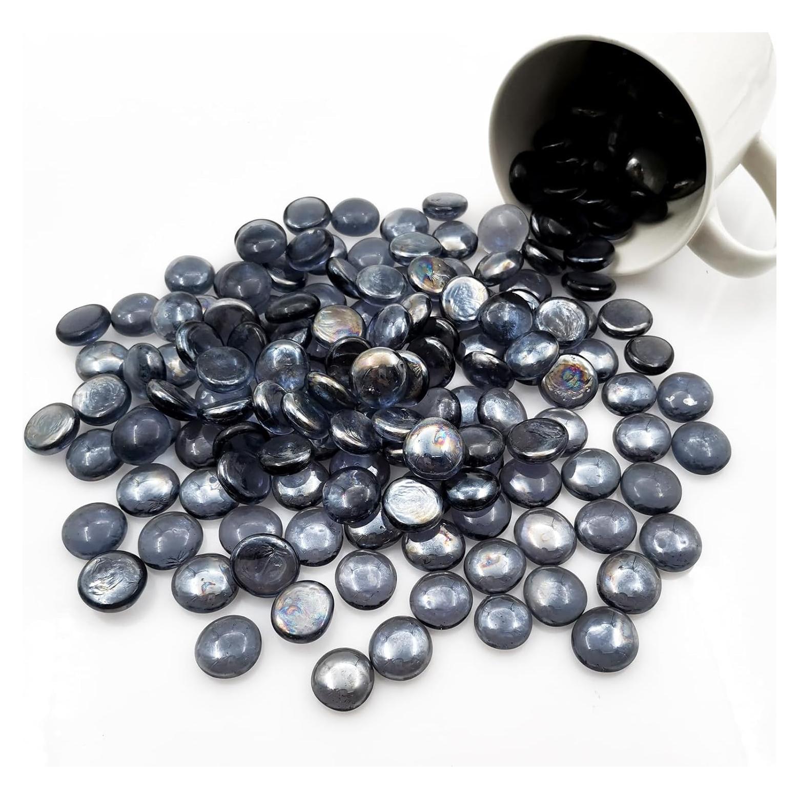 Canicas de Vidrio Planas Ismosm 0.91kg Azul Pizarra