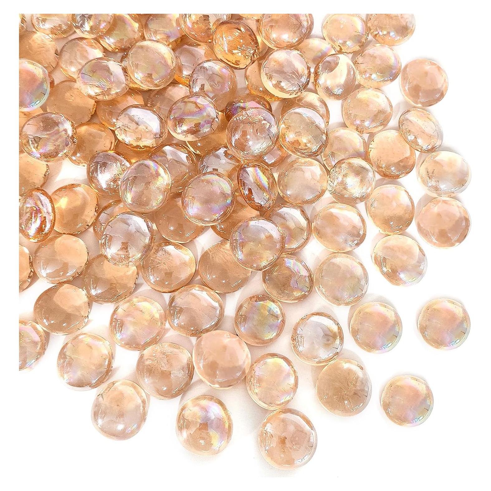 Perlas de Vidrio Rosadas FANTIAN 100 Pcs 0.7-0.8 cm