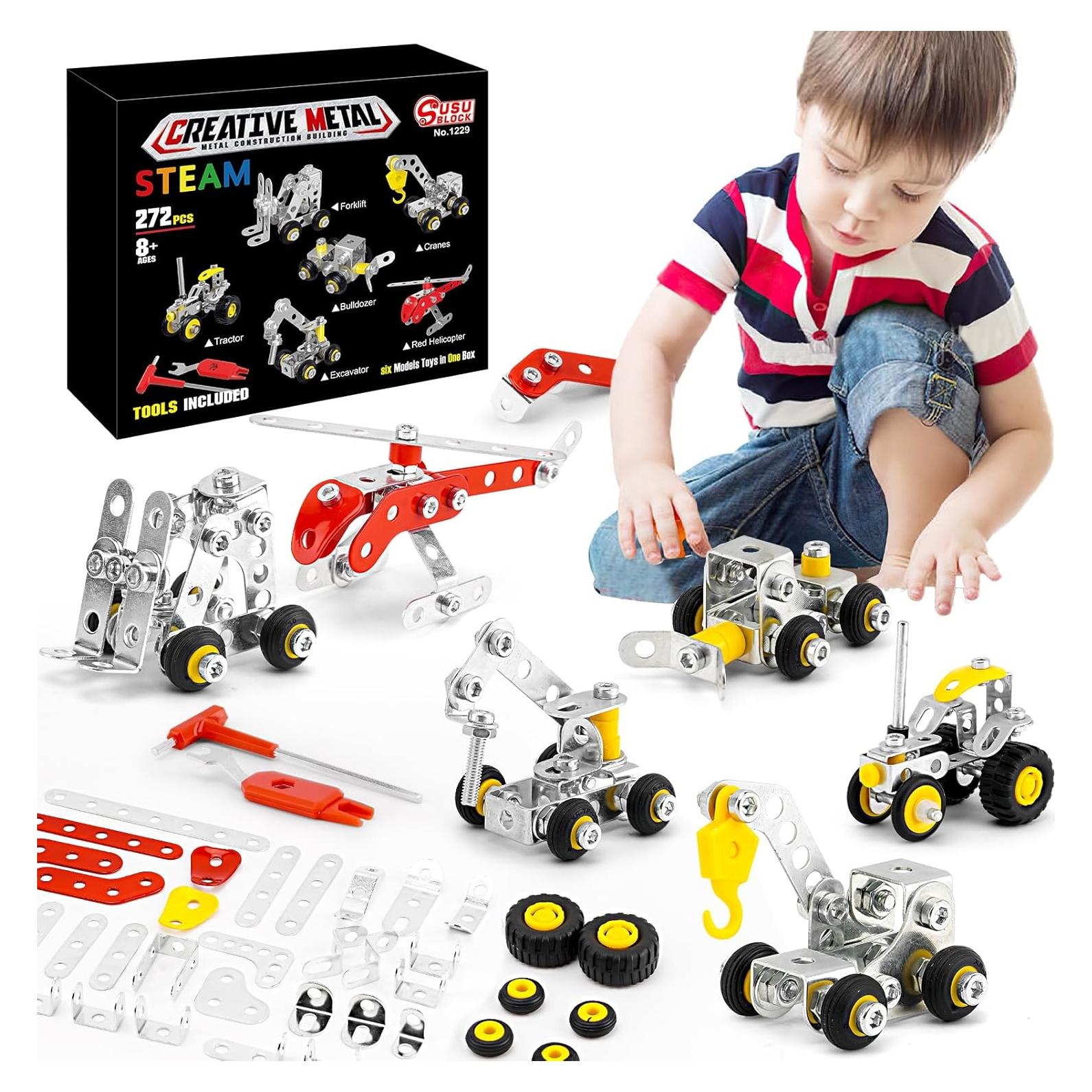 Juguete de Construcción STEM BESTYMXY Helicóptero 272 Piezas