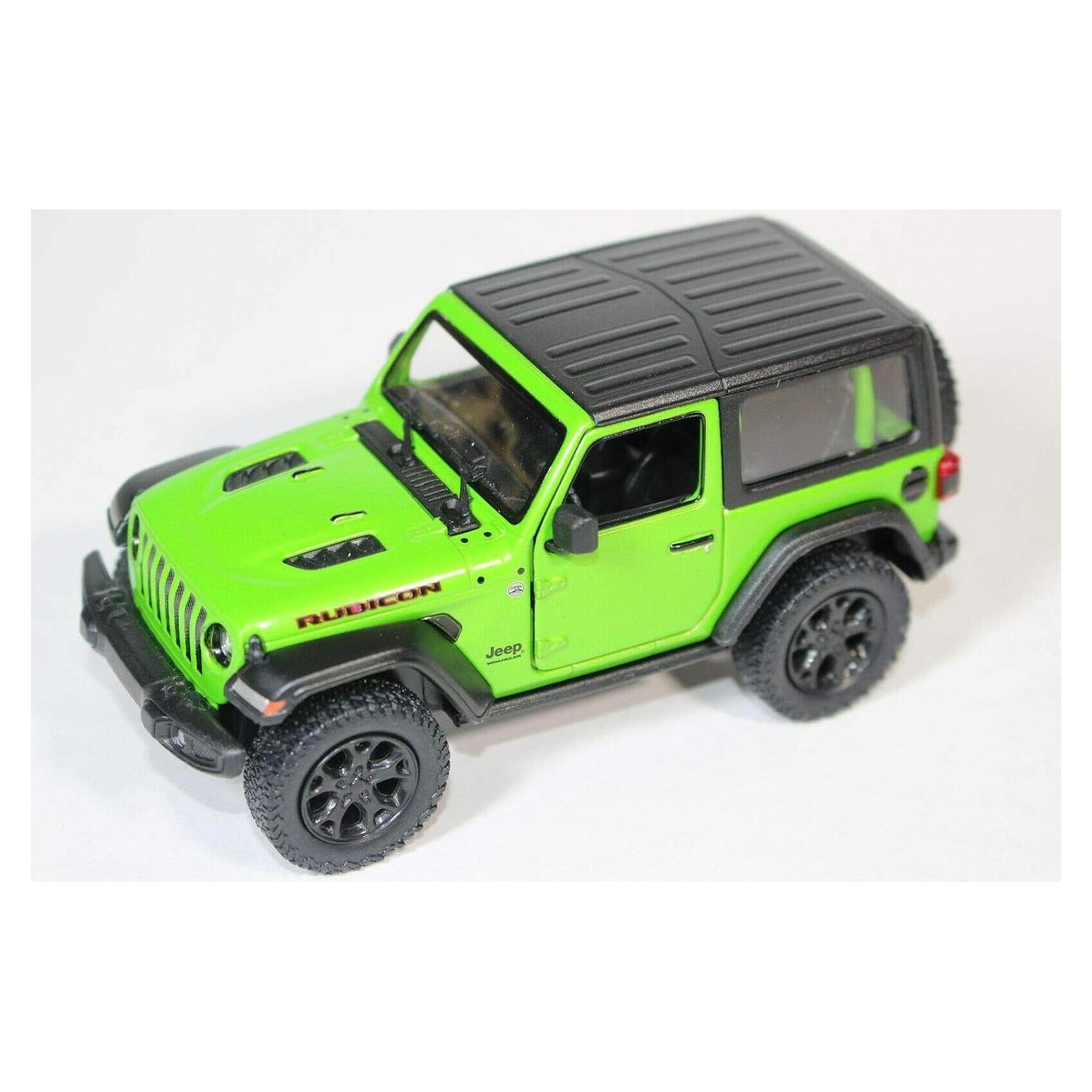 Modelo Jeep Wrangler Rubicon KiNSMART 1:34 12.7 cm Verde