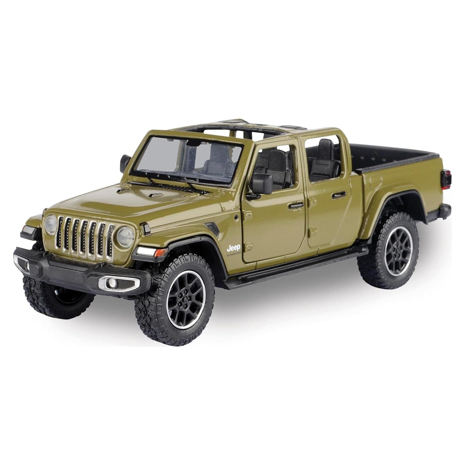 Coche Diecast Motormax Gladiador Overland 1:24 Verde Mate