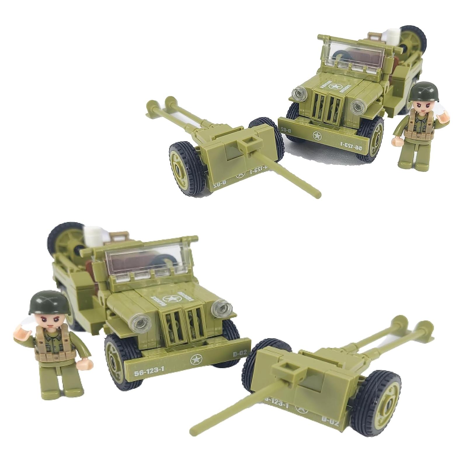 Conjunto de Construcción Militar 4x4 General Jim - Segunda Guerra Mundial