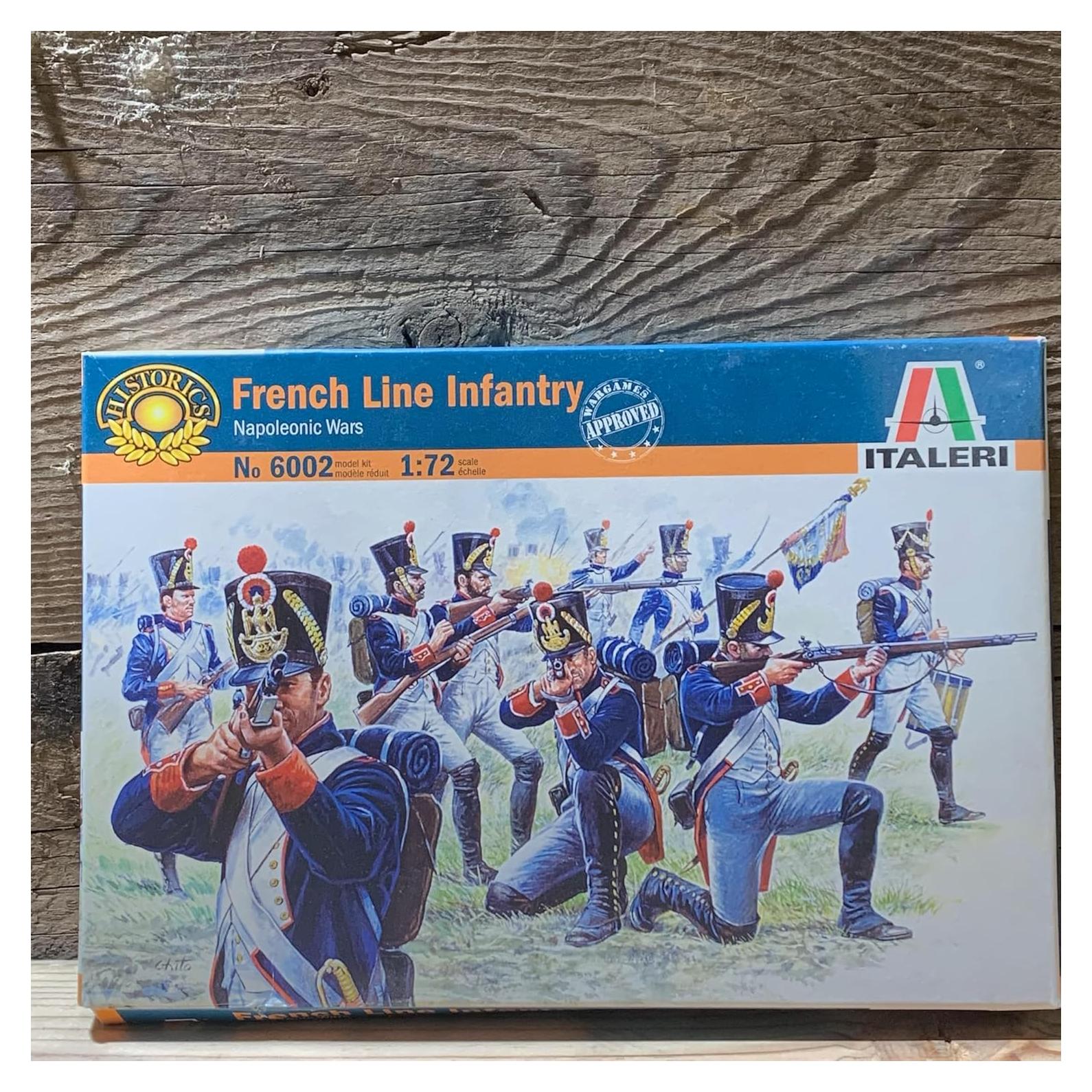 Kit de Modelo Italeri 6002 Infantería de Línea Francesa 1:72