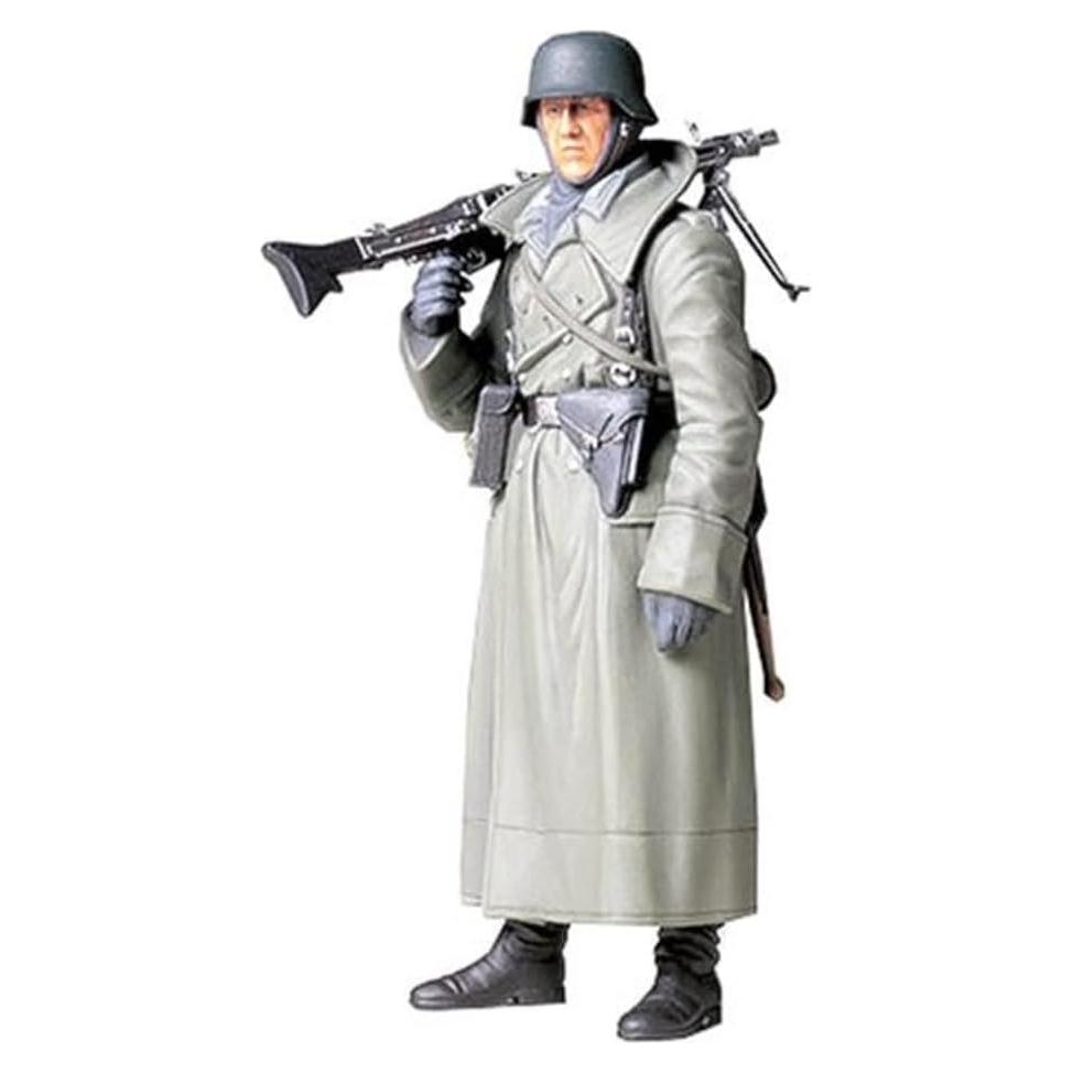Figura Soldado Alemán WWII Tamiya 1:16 con Ametralladora