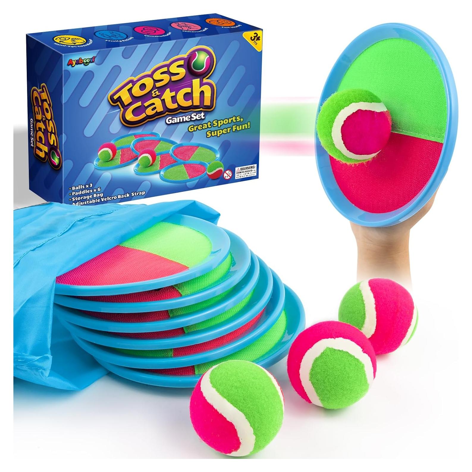 Conjunto de Pelotas y Palas Ayeboovi 6 Palas 3 Pelotas