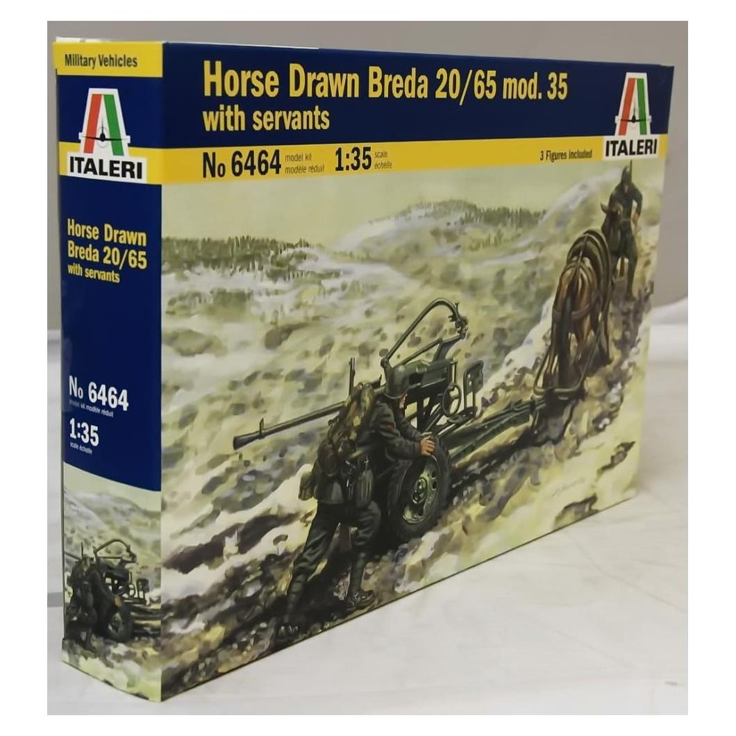 Carro Breda 20/65 Mod.35 Italeri 1:35 con Tripulación