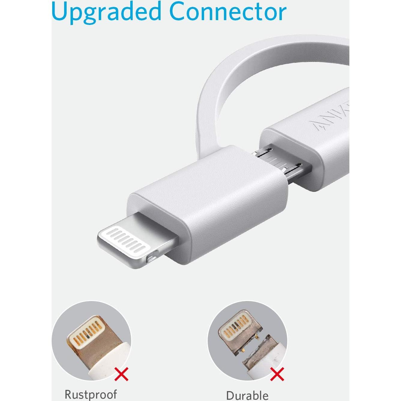 Cable Anker PowerLine II 3-en-1 USB-C, Lightning y Micro USB