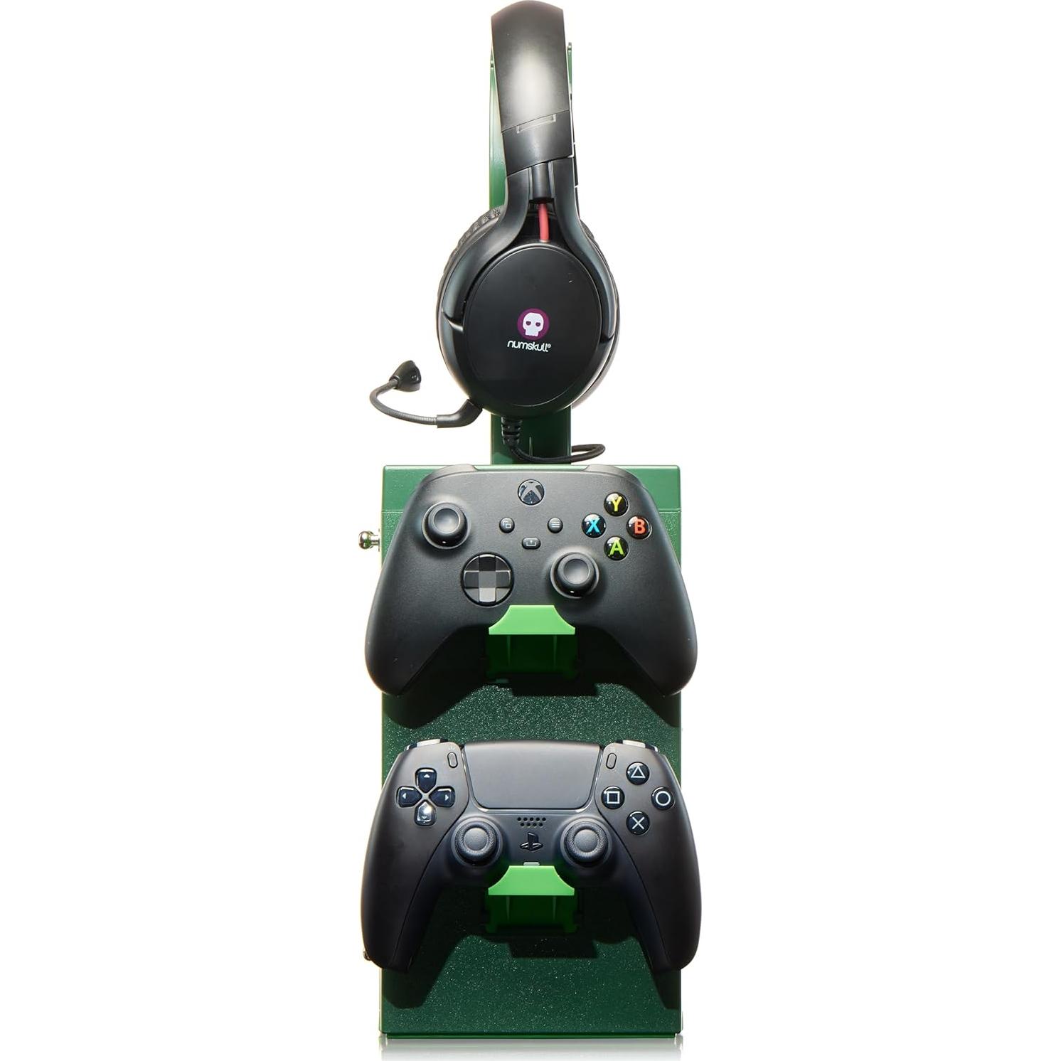 Locker de Juegos Numskull Minecraft - Soporte para 10 Juegos y 4 Controladores