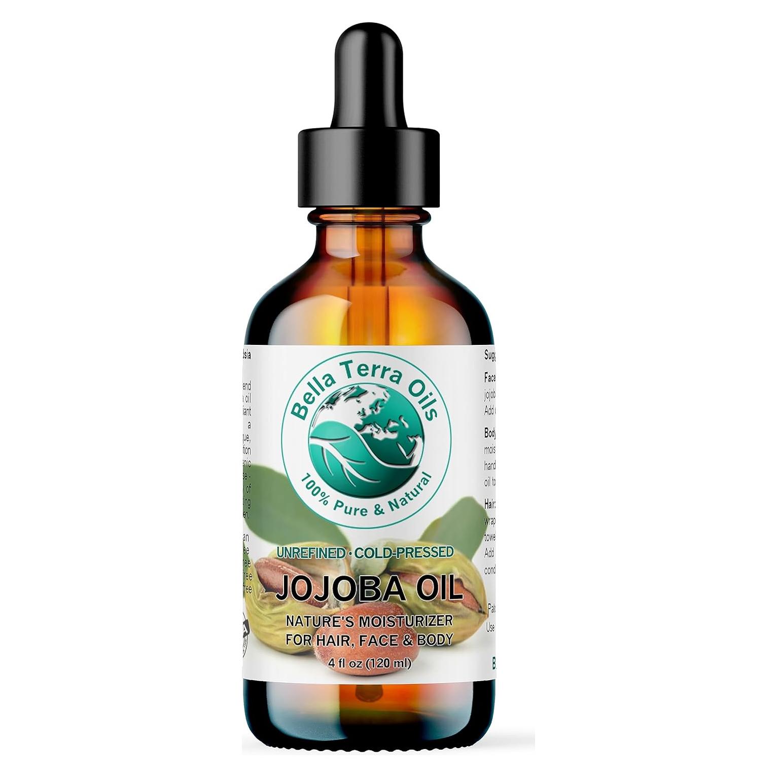 Aceite de Jojoba Orgánico Bella Terra 118 ml - Hidratante Piel y Cabello