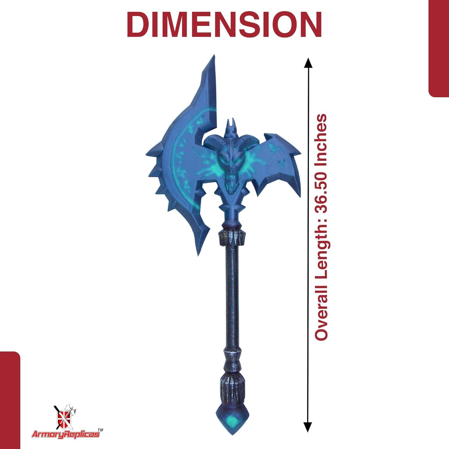 Hacha de Espuma Doble Cabeza Réplicas de Armory 92.7 cm