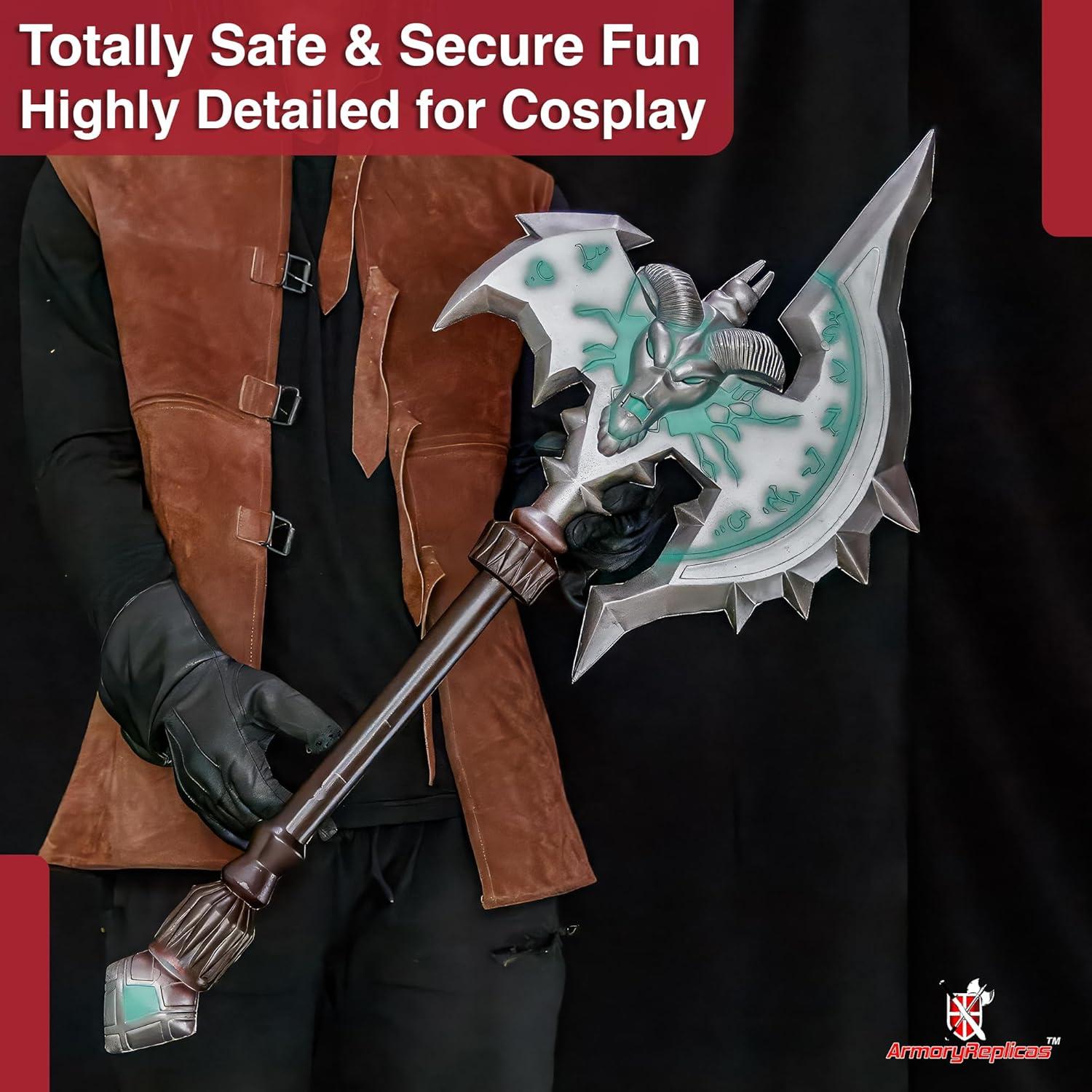 Hacha de Espuma Doble Cabeza Réplicas de Armory 92.7 cm