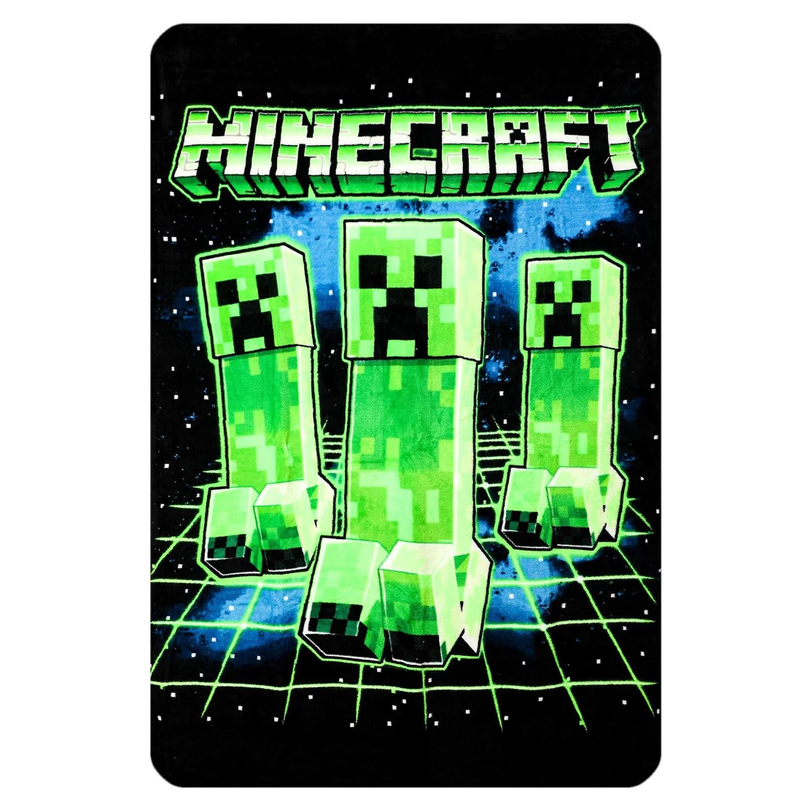 Manta de Lanzamiento Bioworld Minecraft Creepers 228.6x274.3 cm
