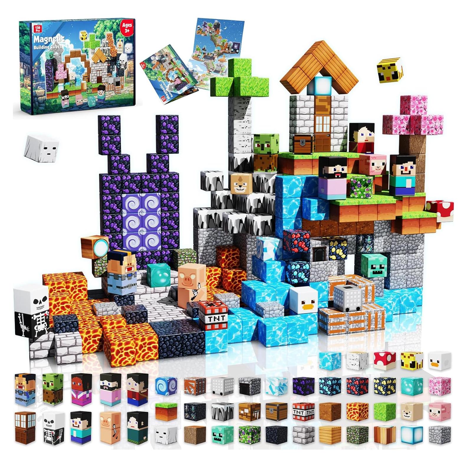 150 Bloques Magnéticos Magneverse 0.8" Juguetes STEM 3+ Años