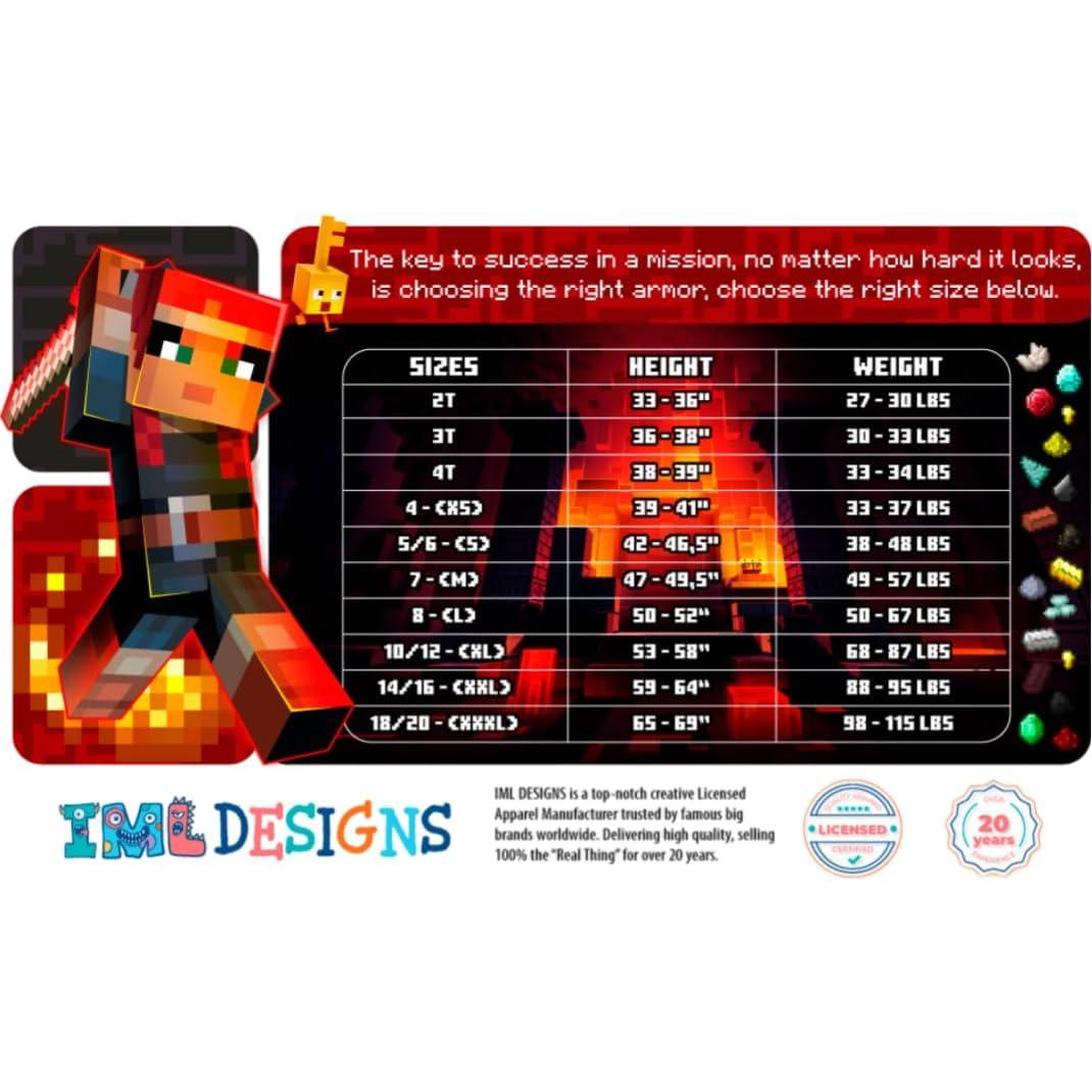 Conjunto de Sudadera y Pantalones Minecraft Niños Talla 8